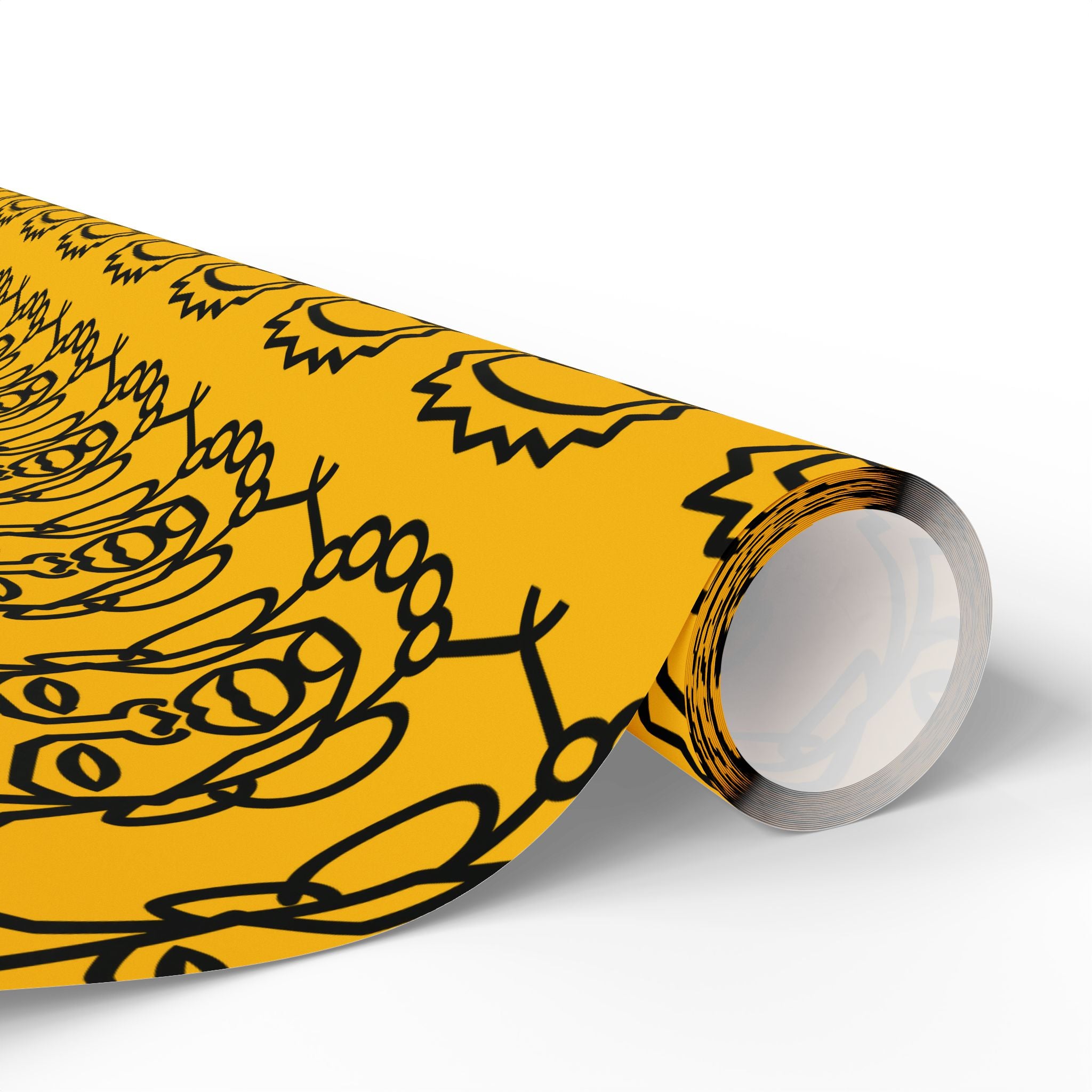 'He is Him' Yellow Wrapping Paper
