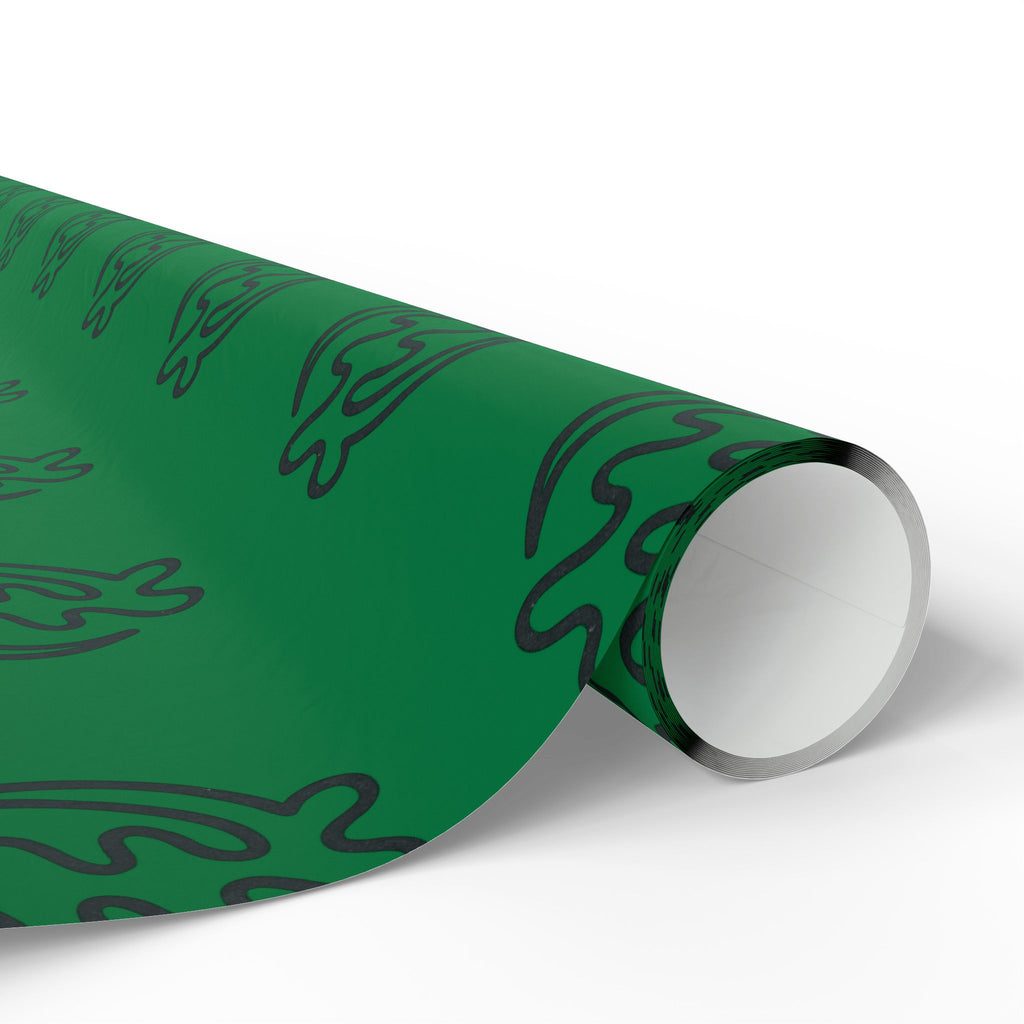 Adinkra Gye Nyame Green Wrapping Paper