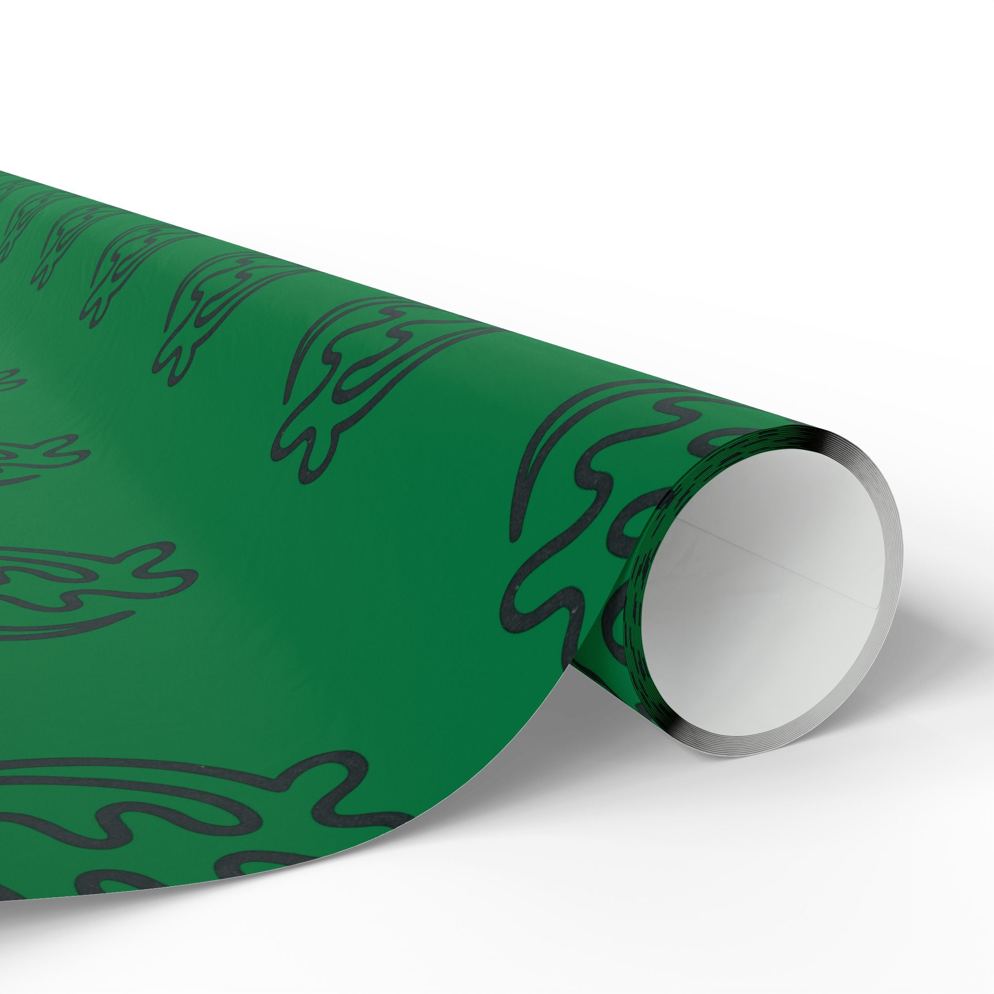 Adinkra Gye Nyame Green Wrapping Paper