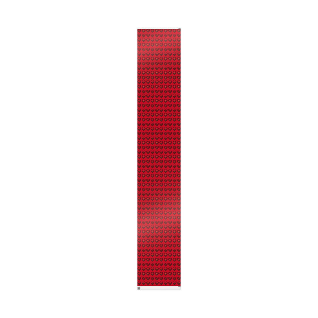 Adinkra Red Sankofa Heart Wrapping Paper