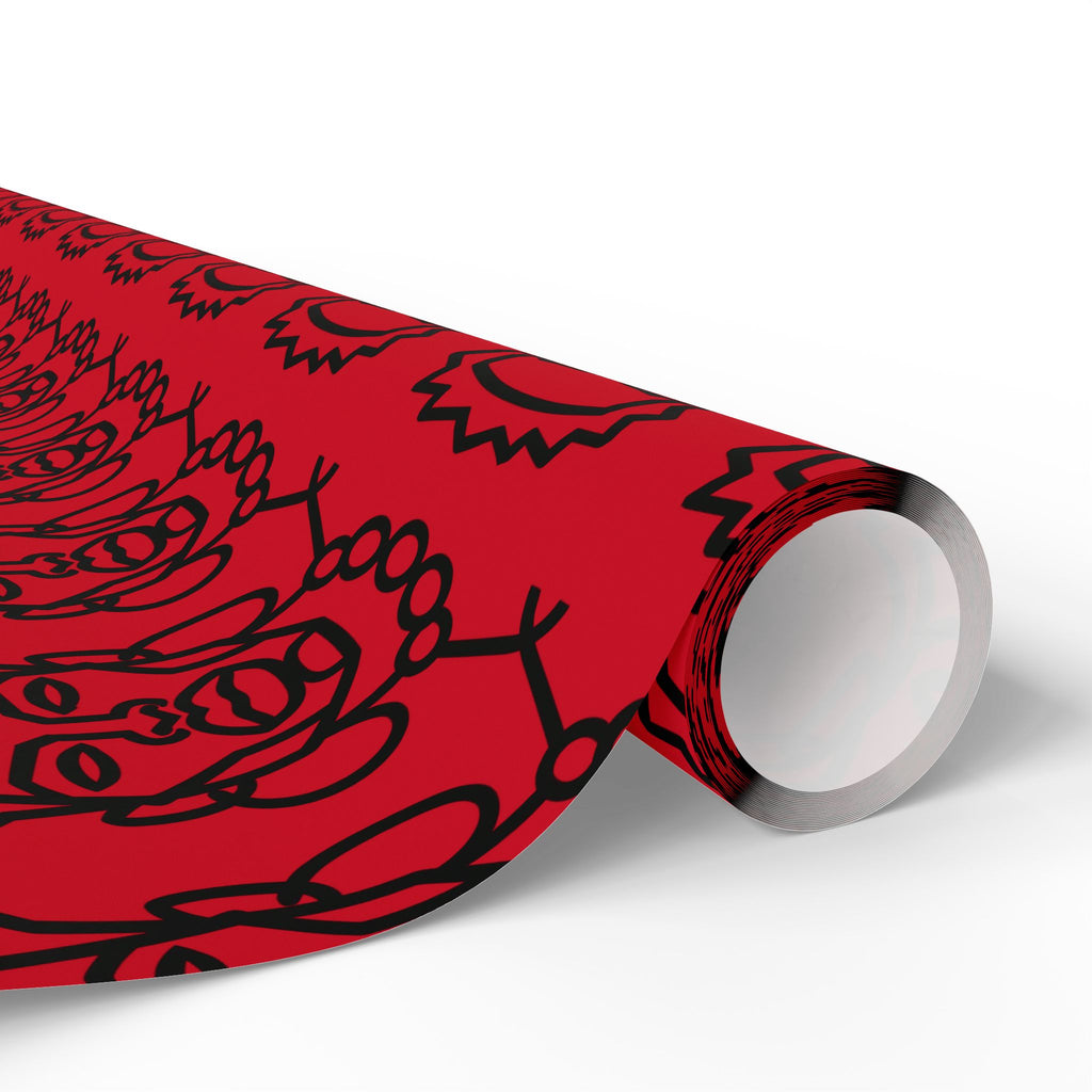 'He is Him' Red Wrapping Paper