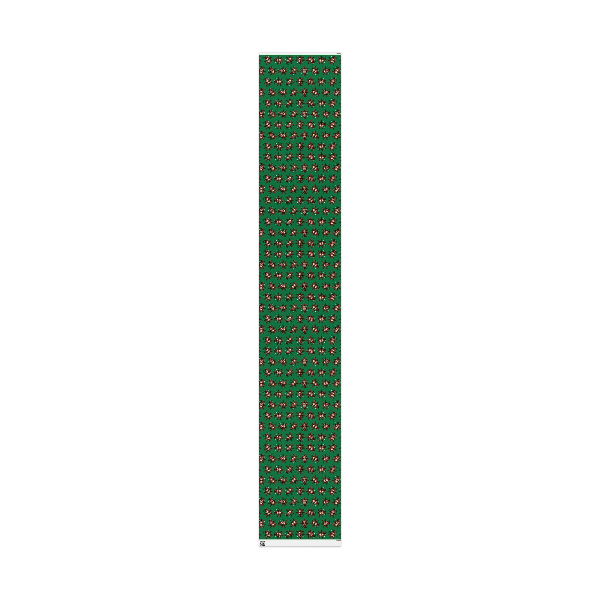'Bantu' Green Gift Wrapping Paper Roll
