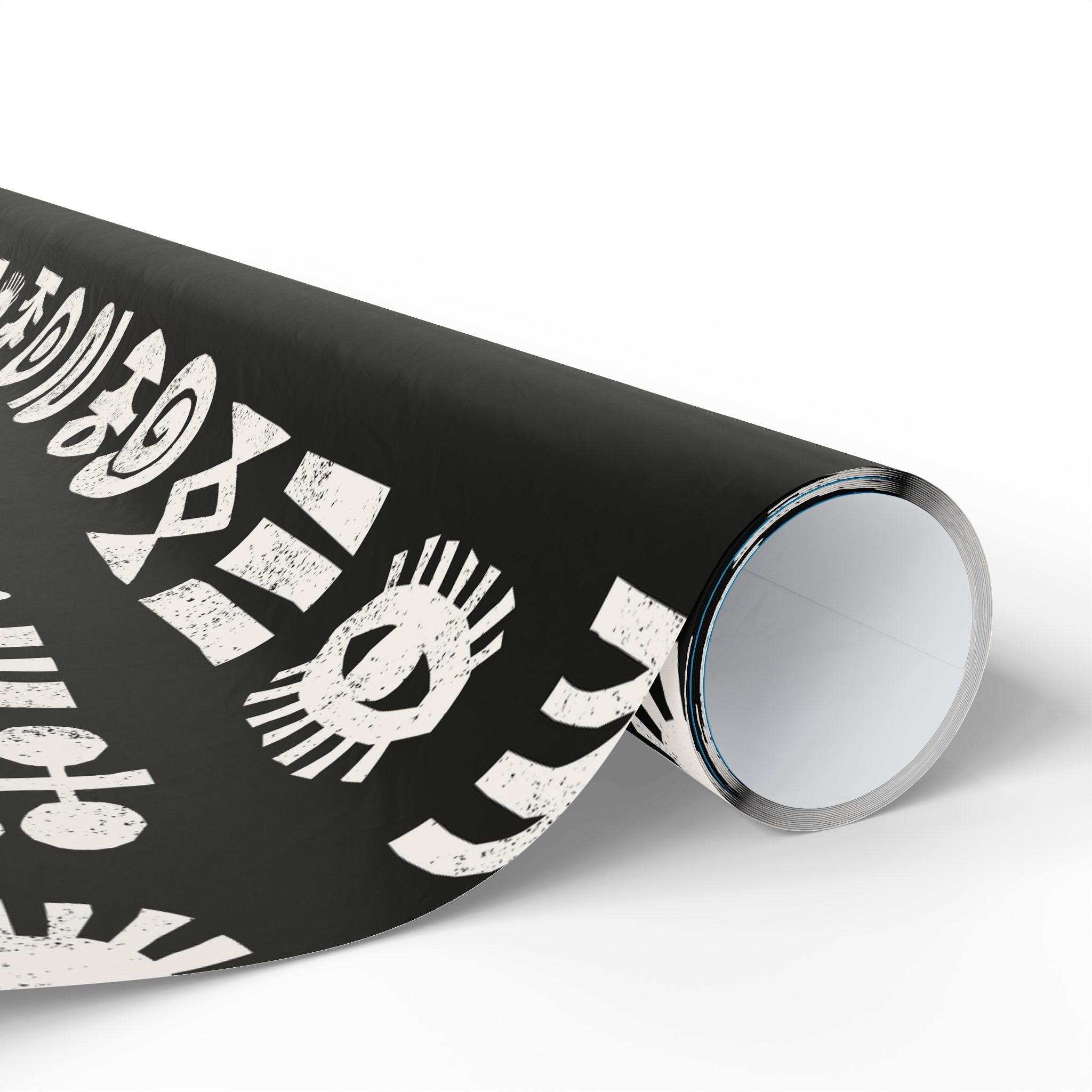 Adinkra Black & White Unique Wrapping Paper