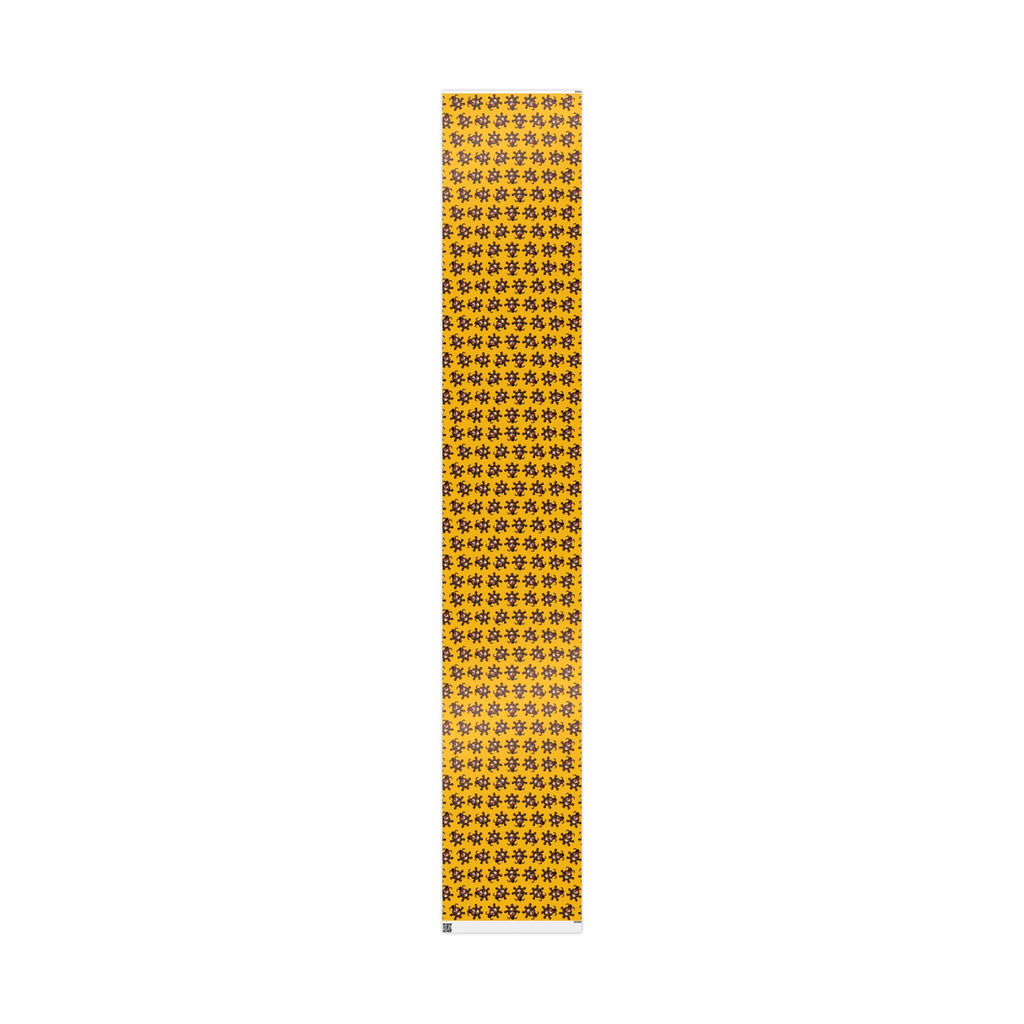 'Bantu' Yellow Gift Wrapping Paper Roll