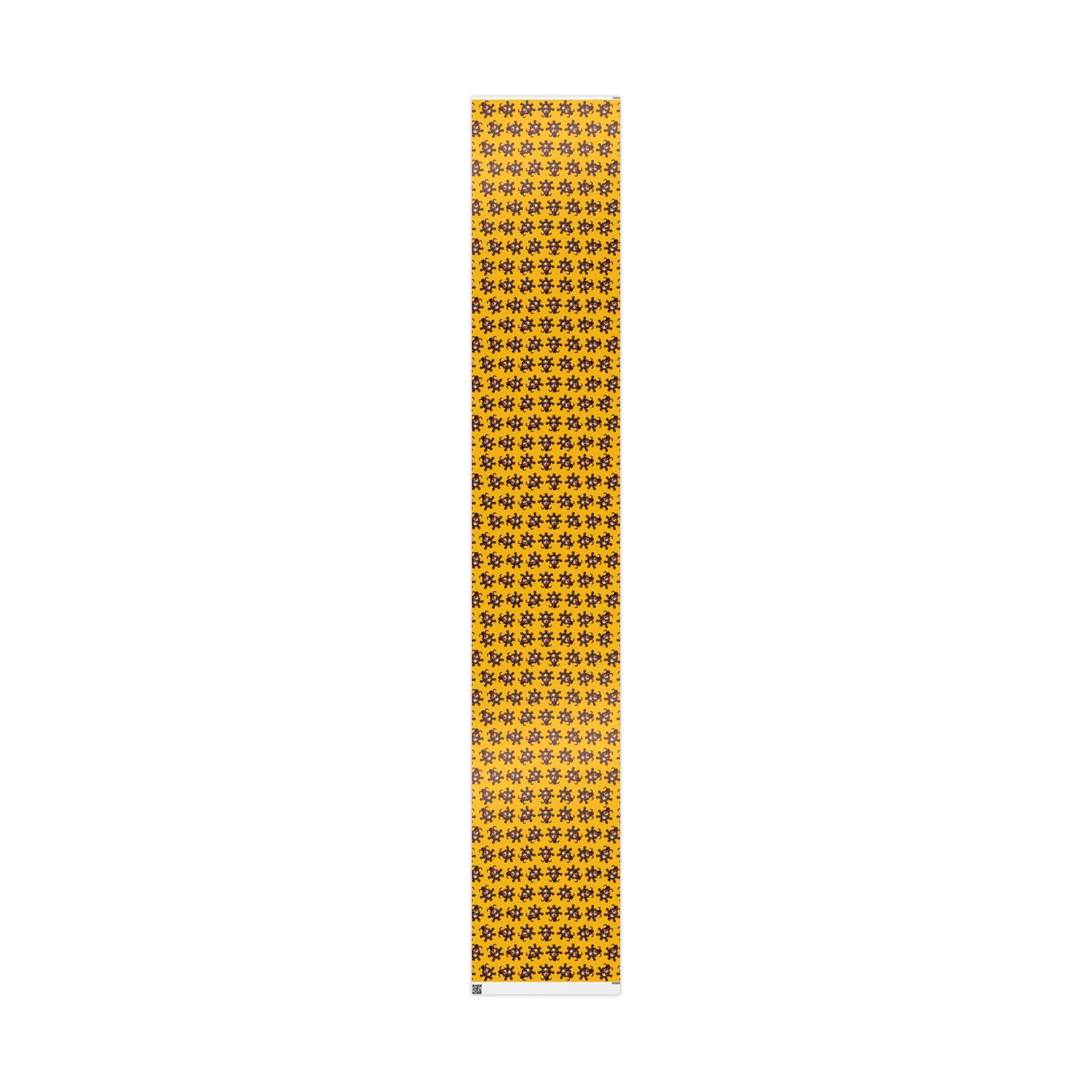 'Bantu' Yellow Gift Wrapping Paper Roll