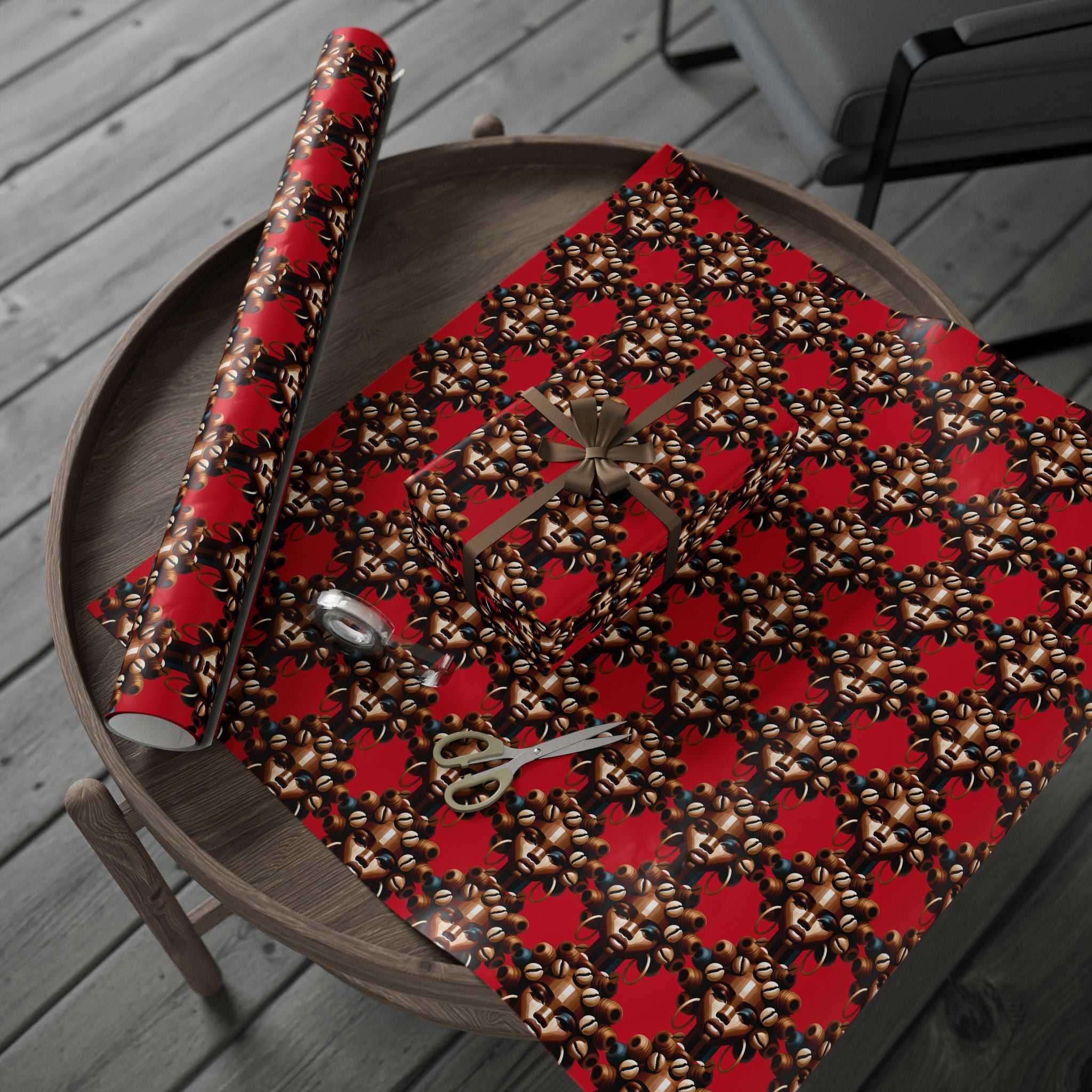 'Dollie' Red Wrapping Paper Roll