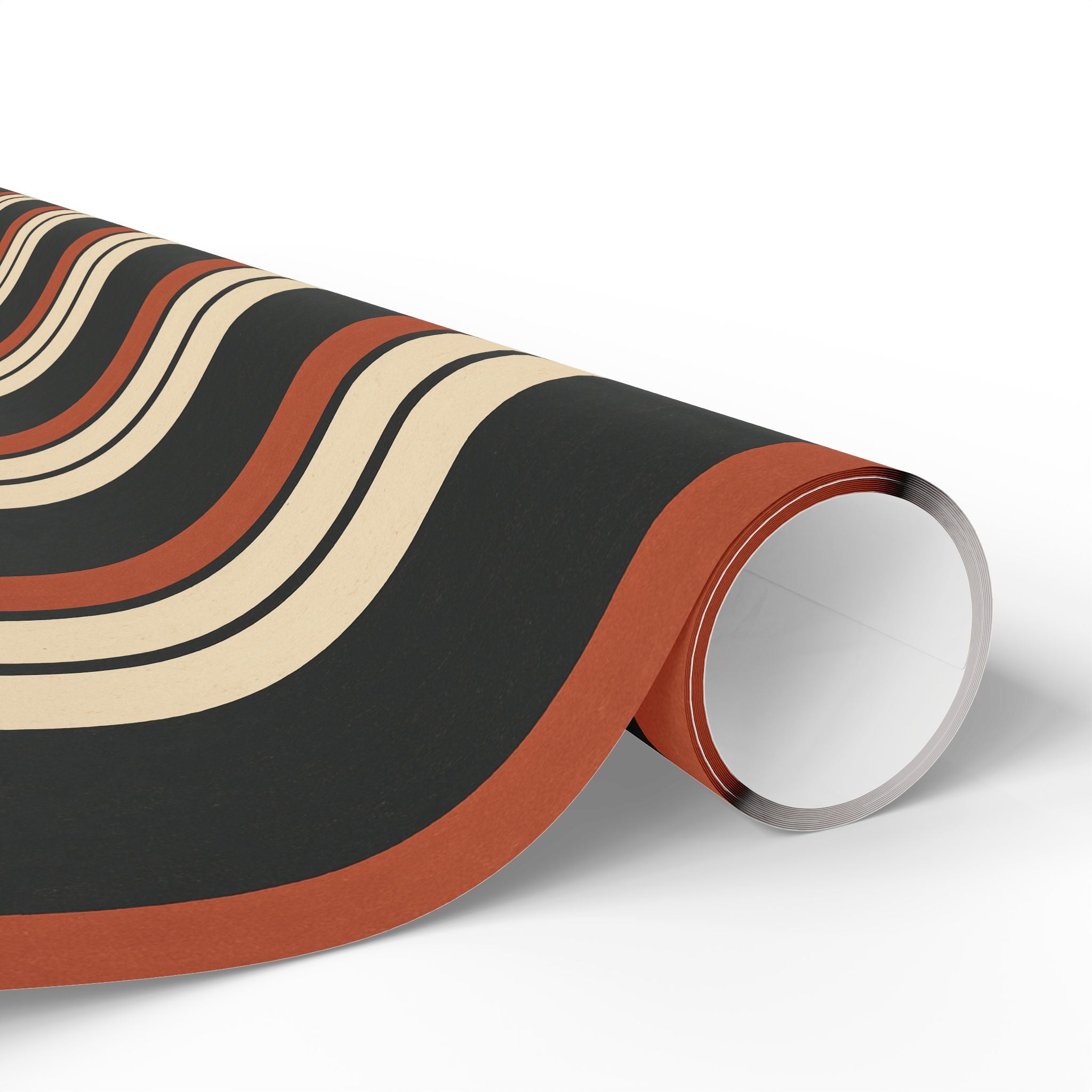 Stripe Brown Tone Wrapping Paper
