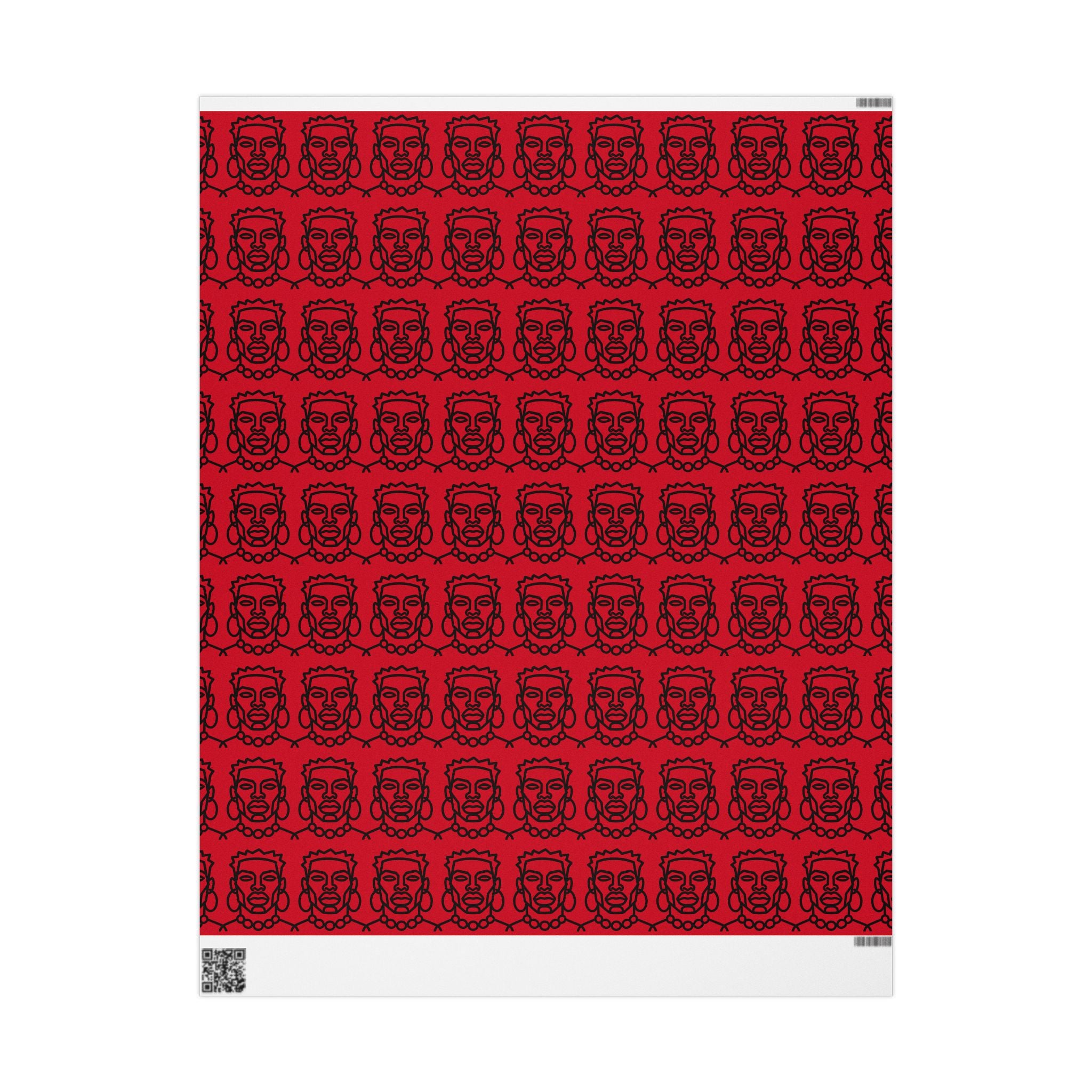 'He is Him' Red Wrapping Paper