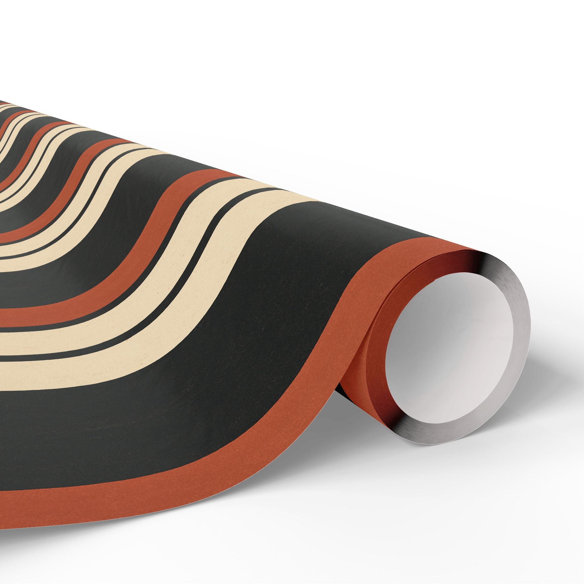 Stripe Brown Tone Wrapping Paper