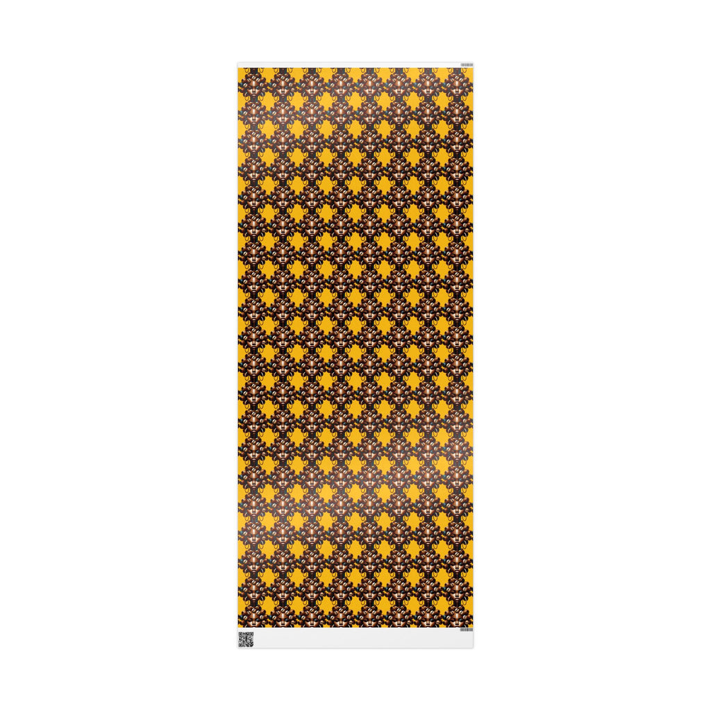 'Dollie' Yellow Wrapping Paper Roll