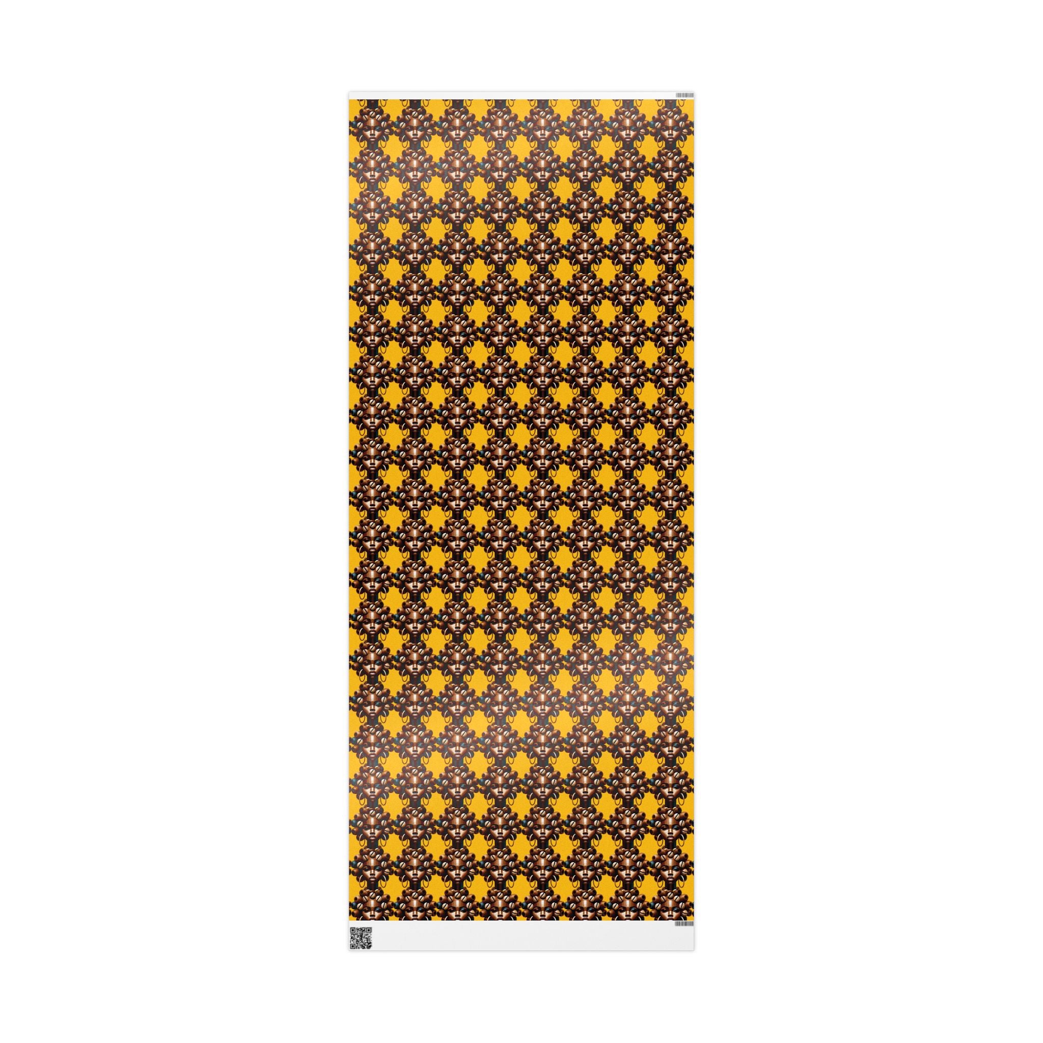 'Dollie' Yellow Wrapping Paper Roll