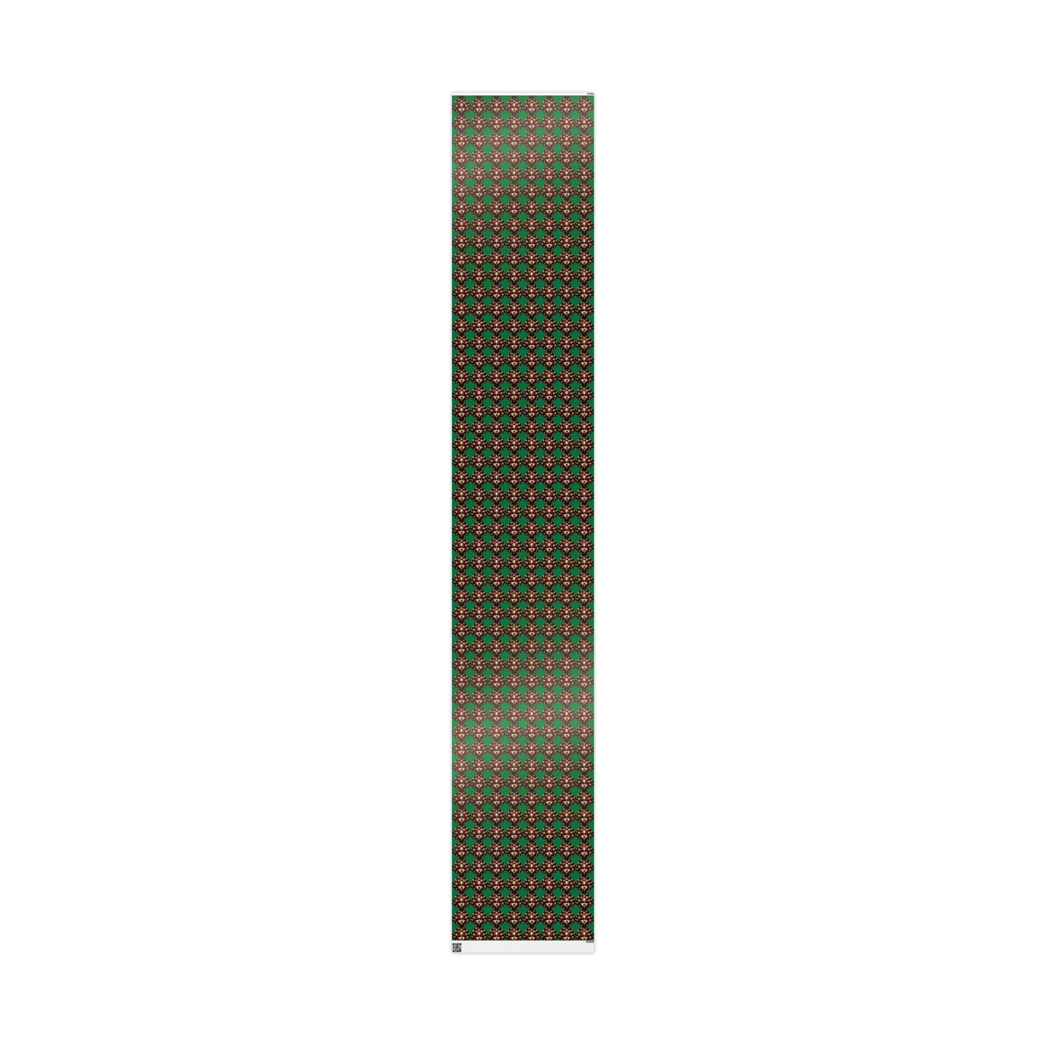 'Dollie' Green Wrapping Paper Roll