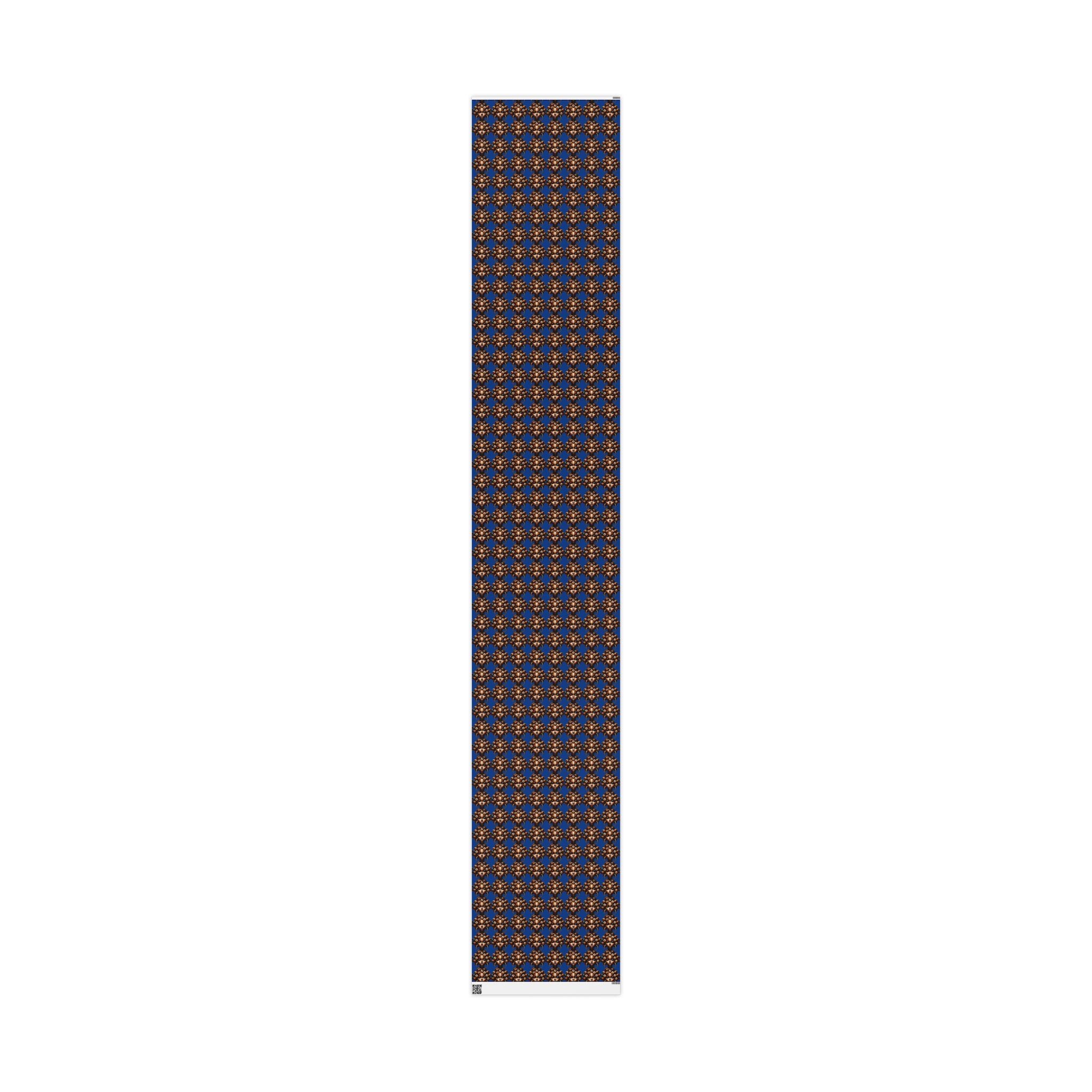 'Dollie' Blue Wrapping Paper Roll
