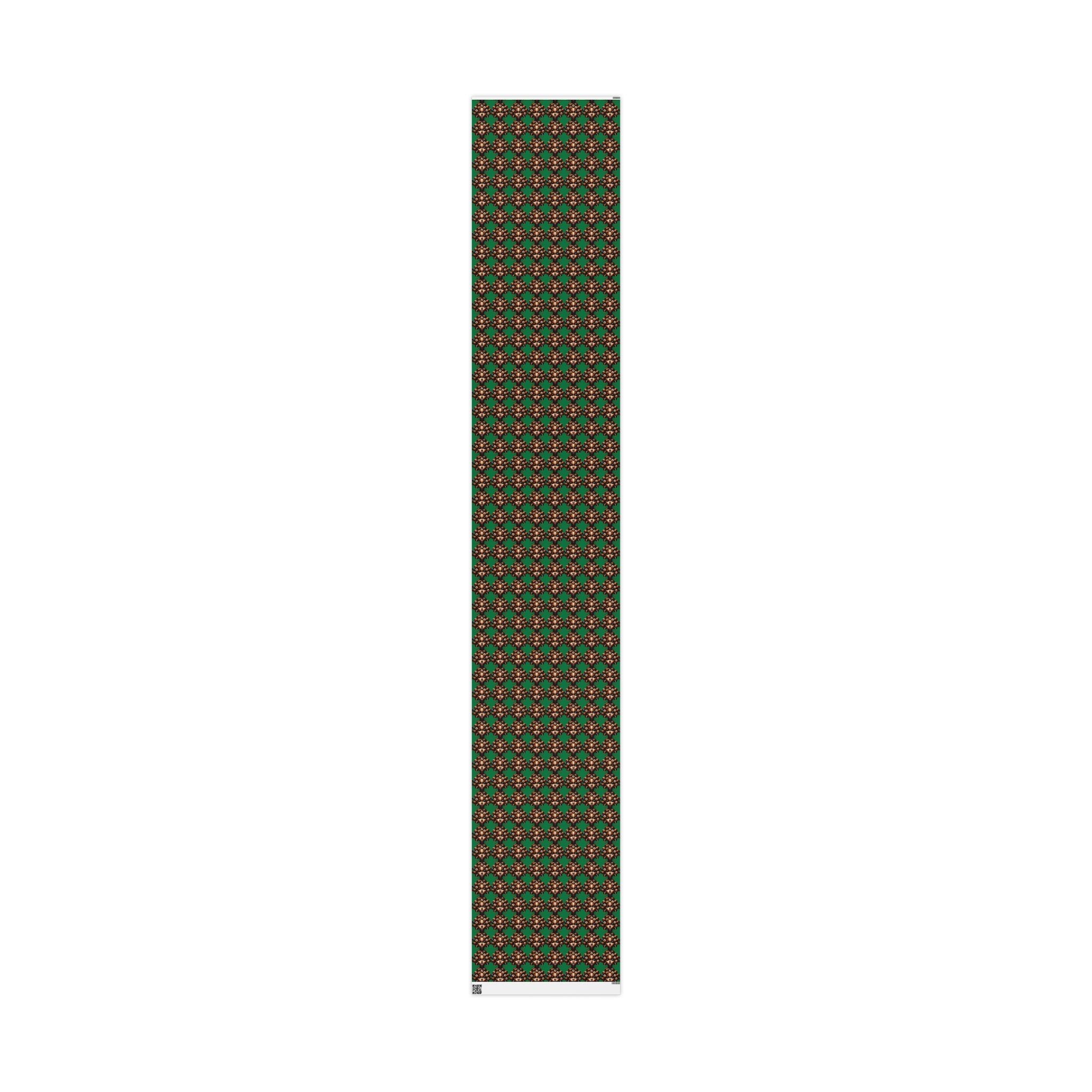 'Dollie' Green Wrapping Paper Roll