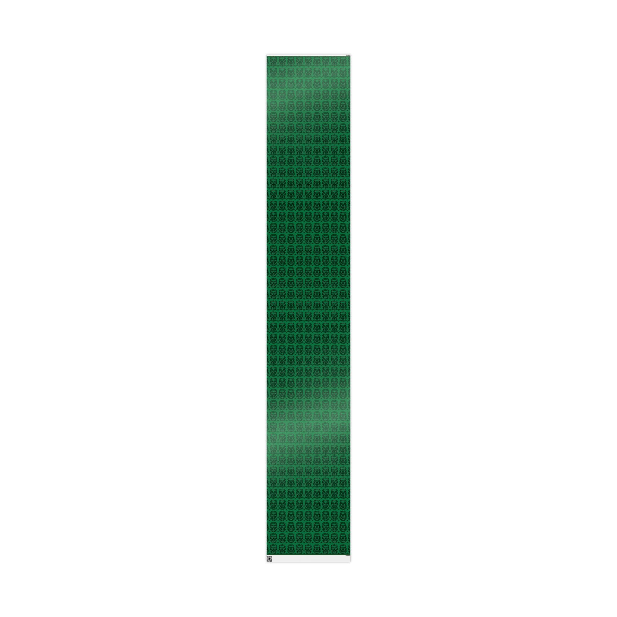 'He is Him' Green Wrapping Paper, Holiday Gift Wrap