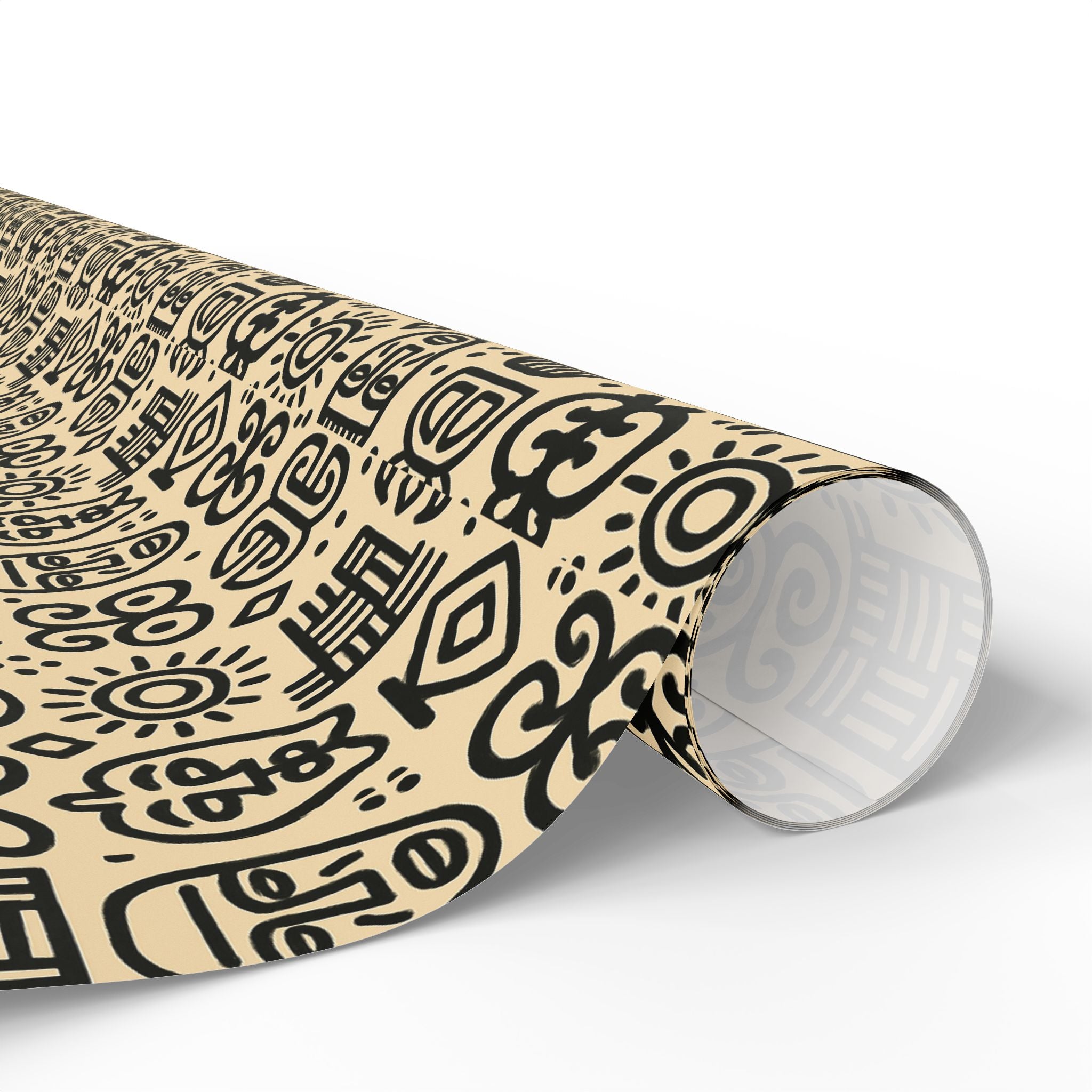 Adrinka Tan Wrapping Paper symbols