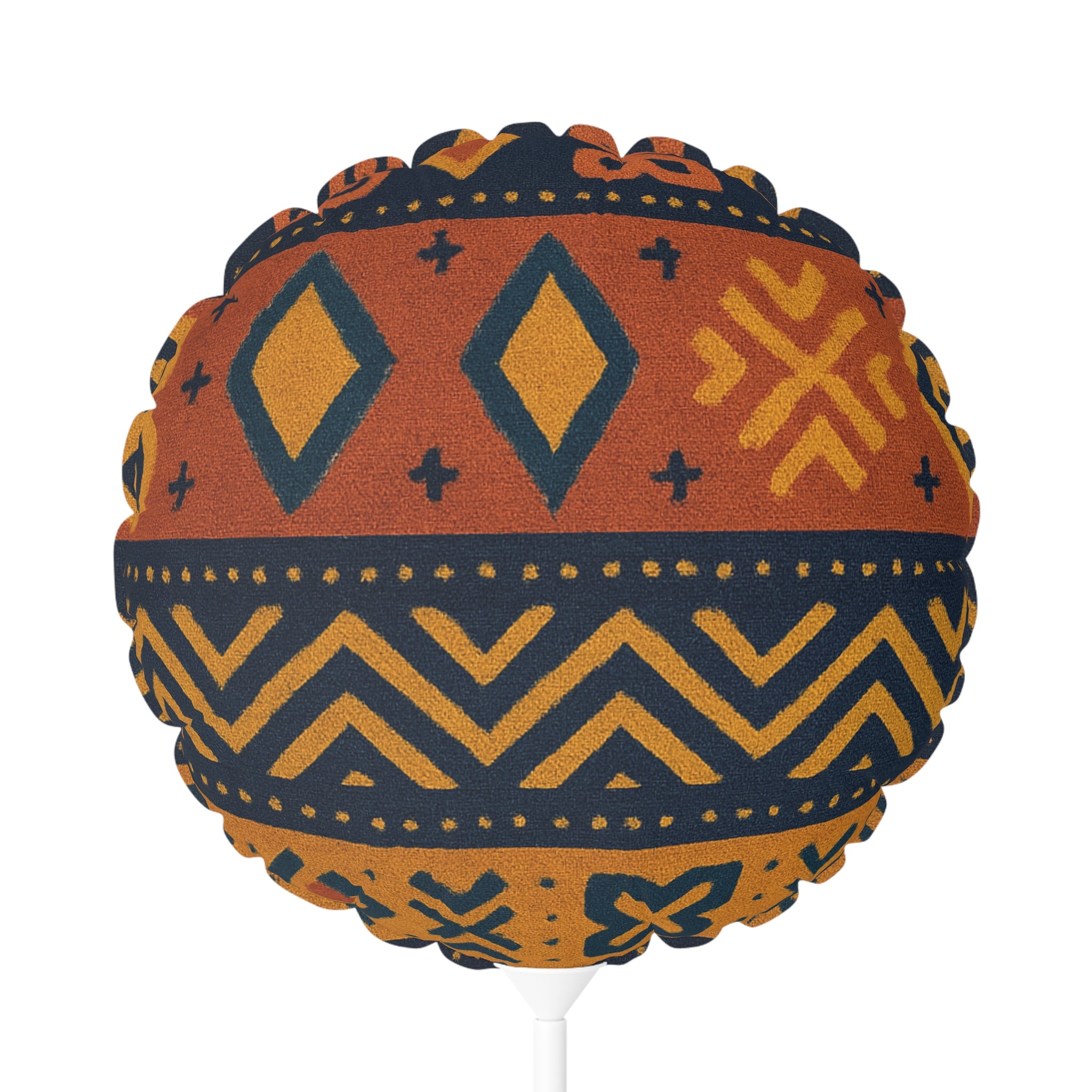 11" (Round) Decorative Balloon — Cloth Pattern