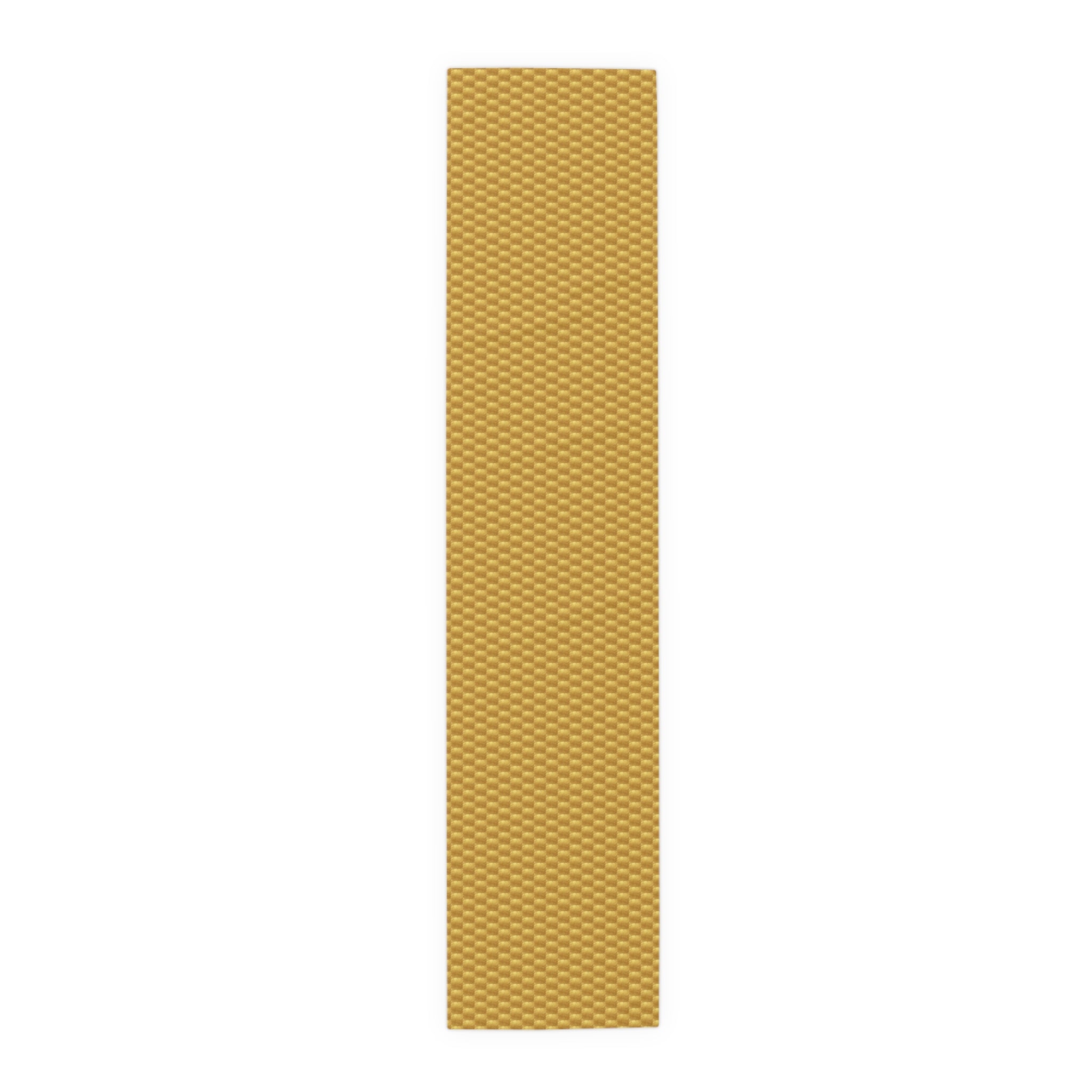 Table Runner - Gold Square Pattern