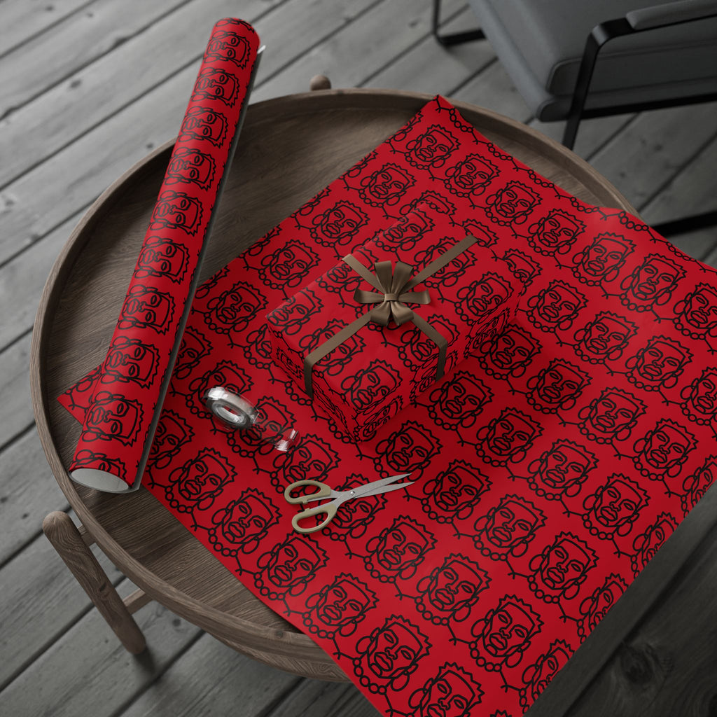 'He is Him' Red Wrapping Paper