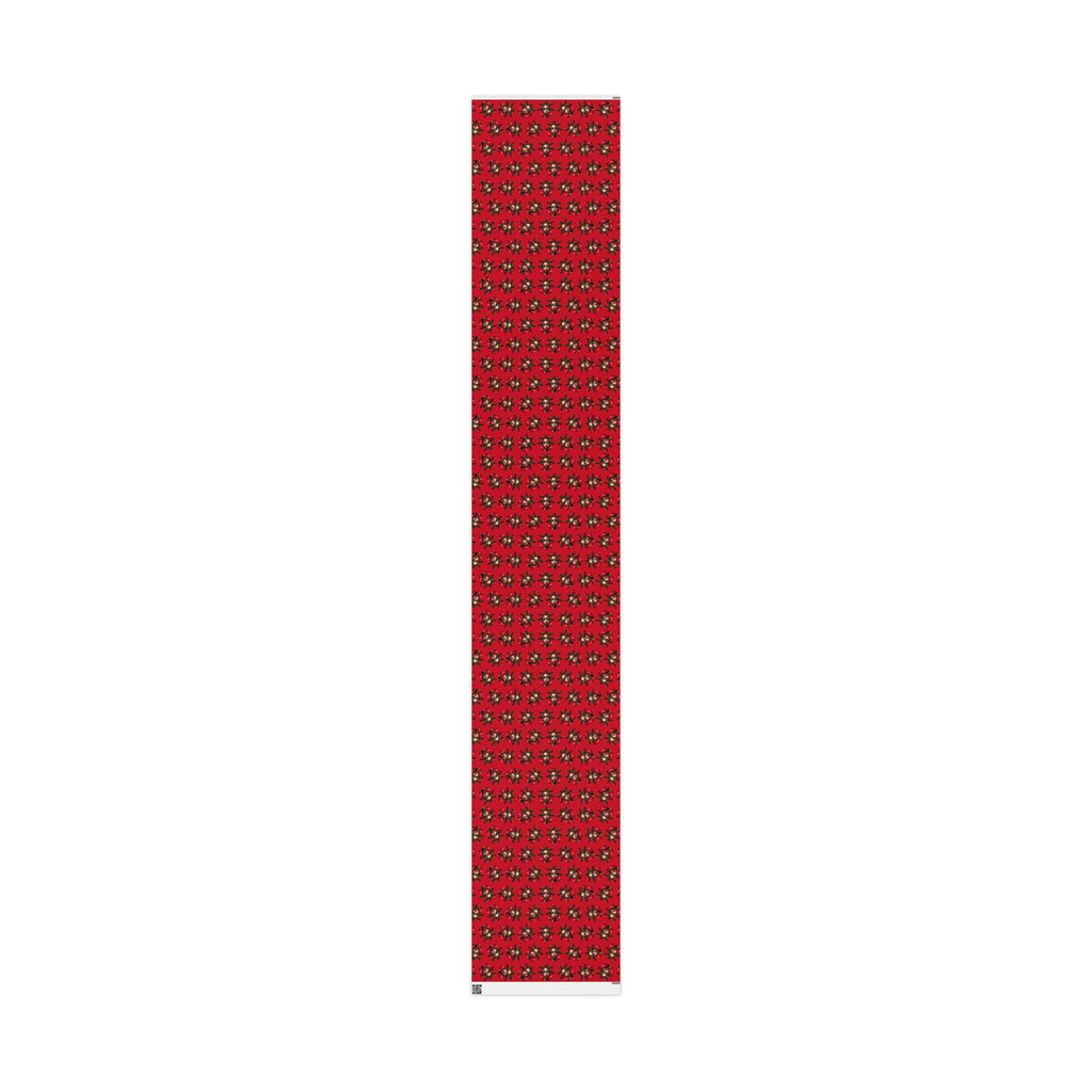 'Bantu' Red Gift Wrapping Paper Roll