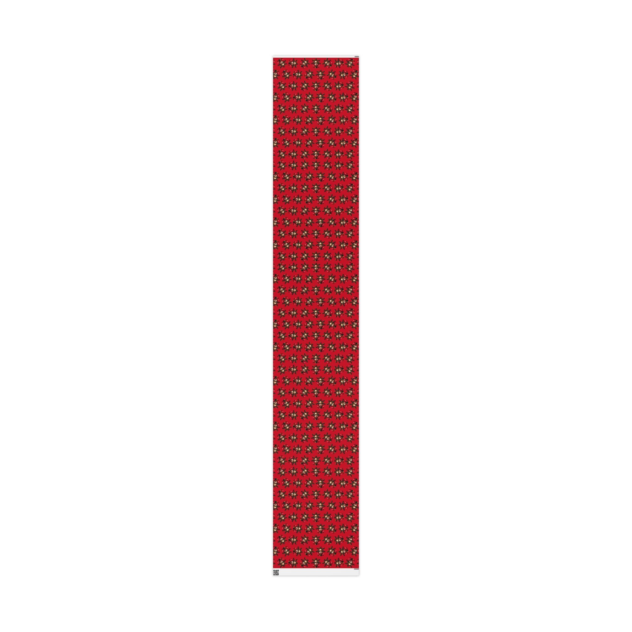 'Bantu' Red Gift Wrapping Paper Roll
