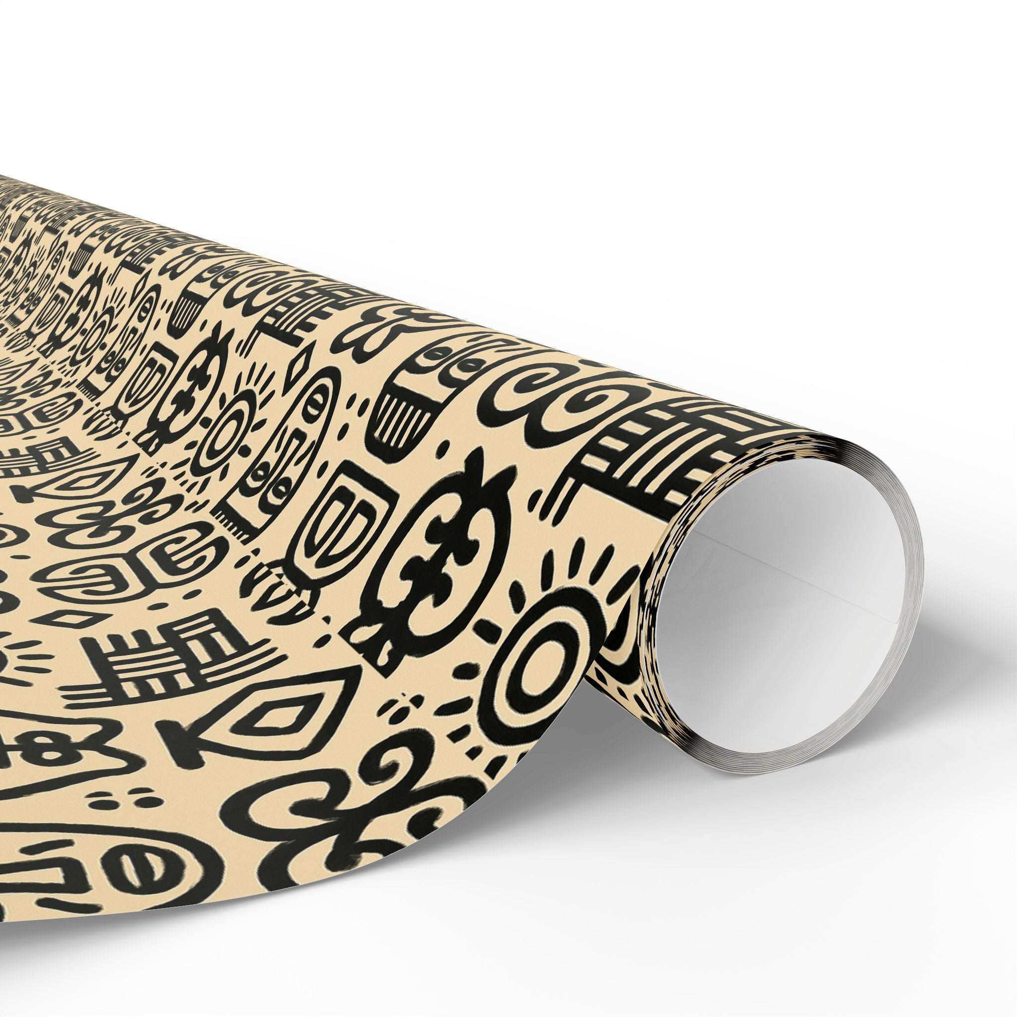 Adrinka Tan Wrapping Paper symbols
