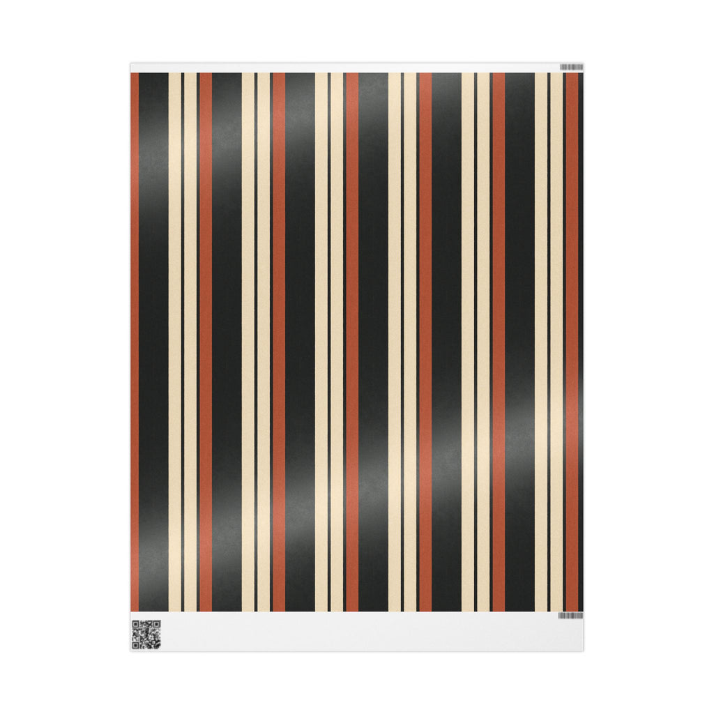 Stripe Brown Tone Wrapping Paper