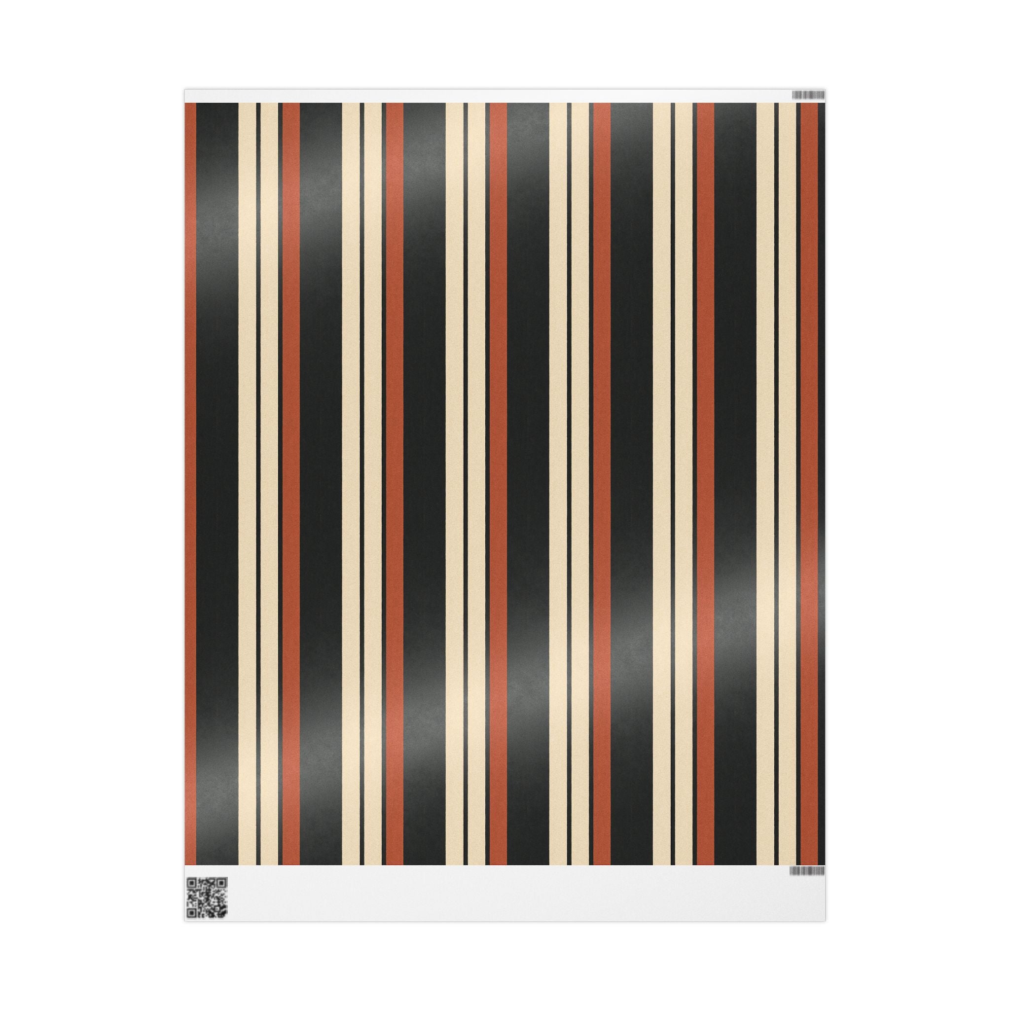 Stripe Brown Tone Wrapping Paper