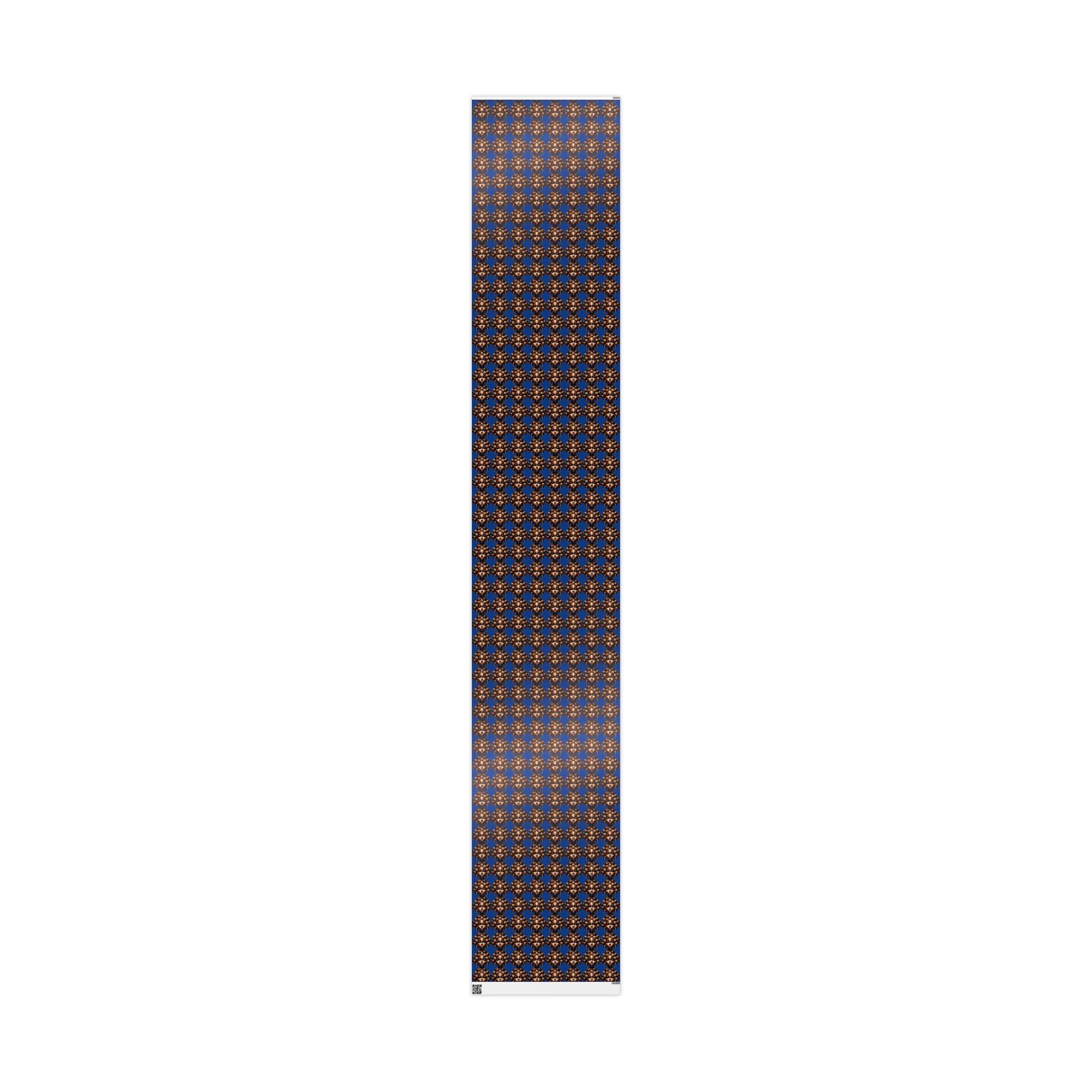 'Dollie' Blue Wrapping Paper Roll