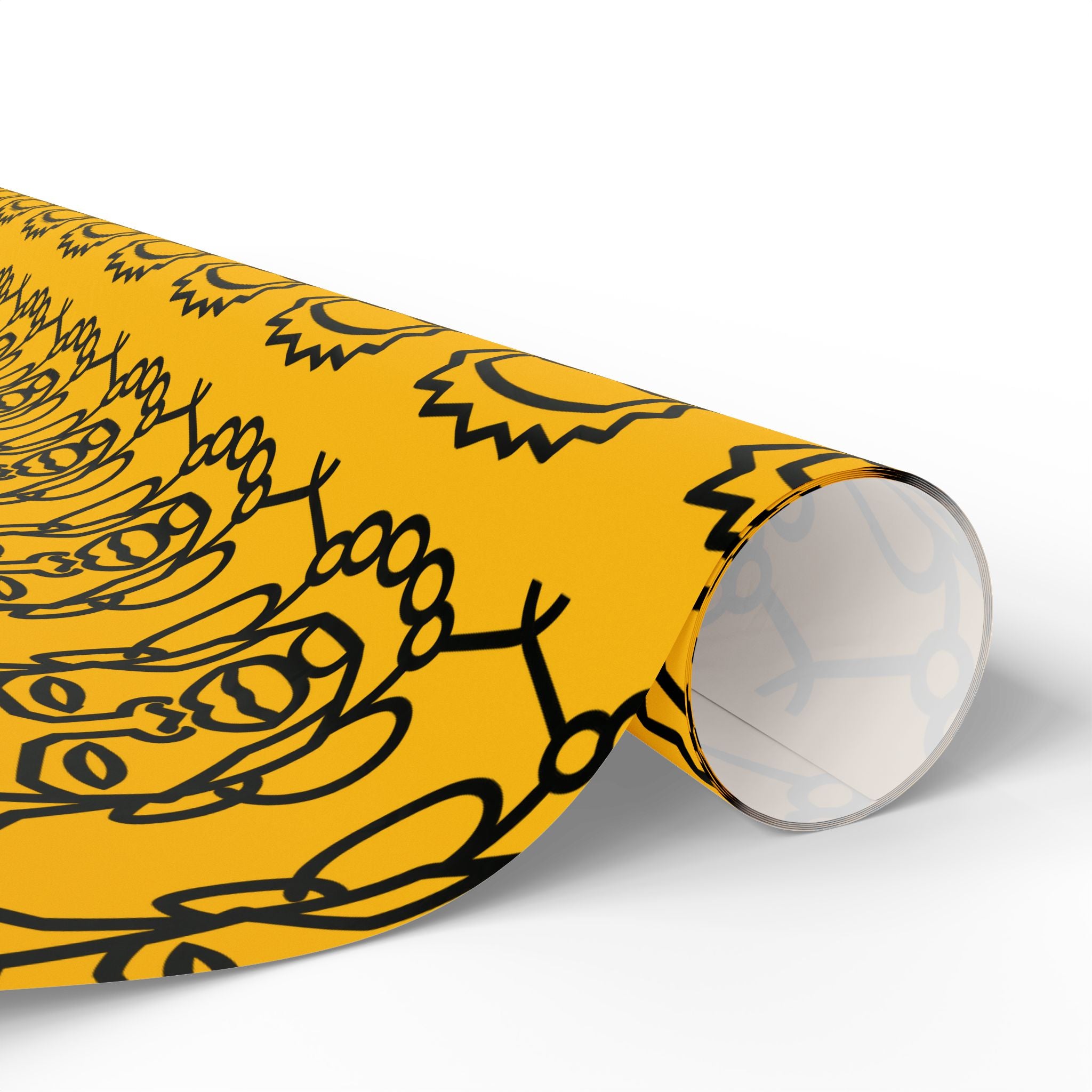'He is Him' Yellow Wrapping Paper