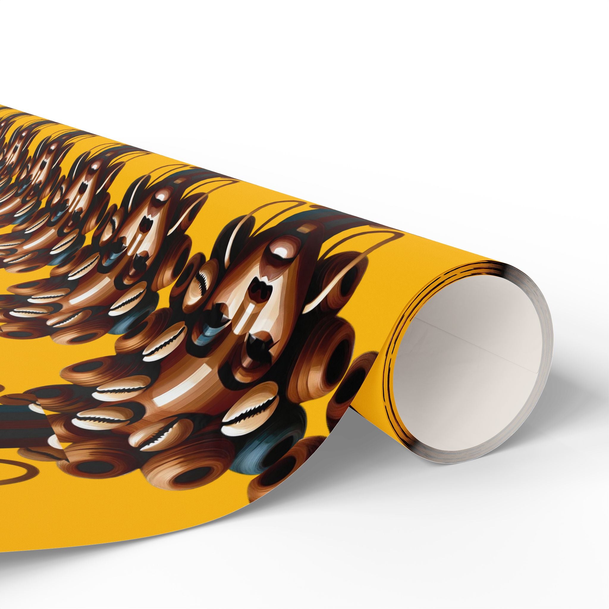 'Dollie' Yellow Wrapping Paper Roll