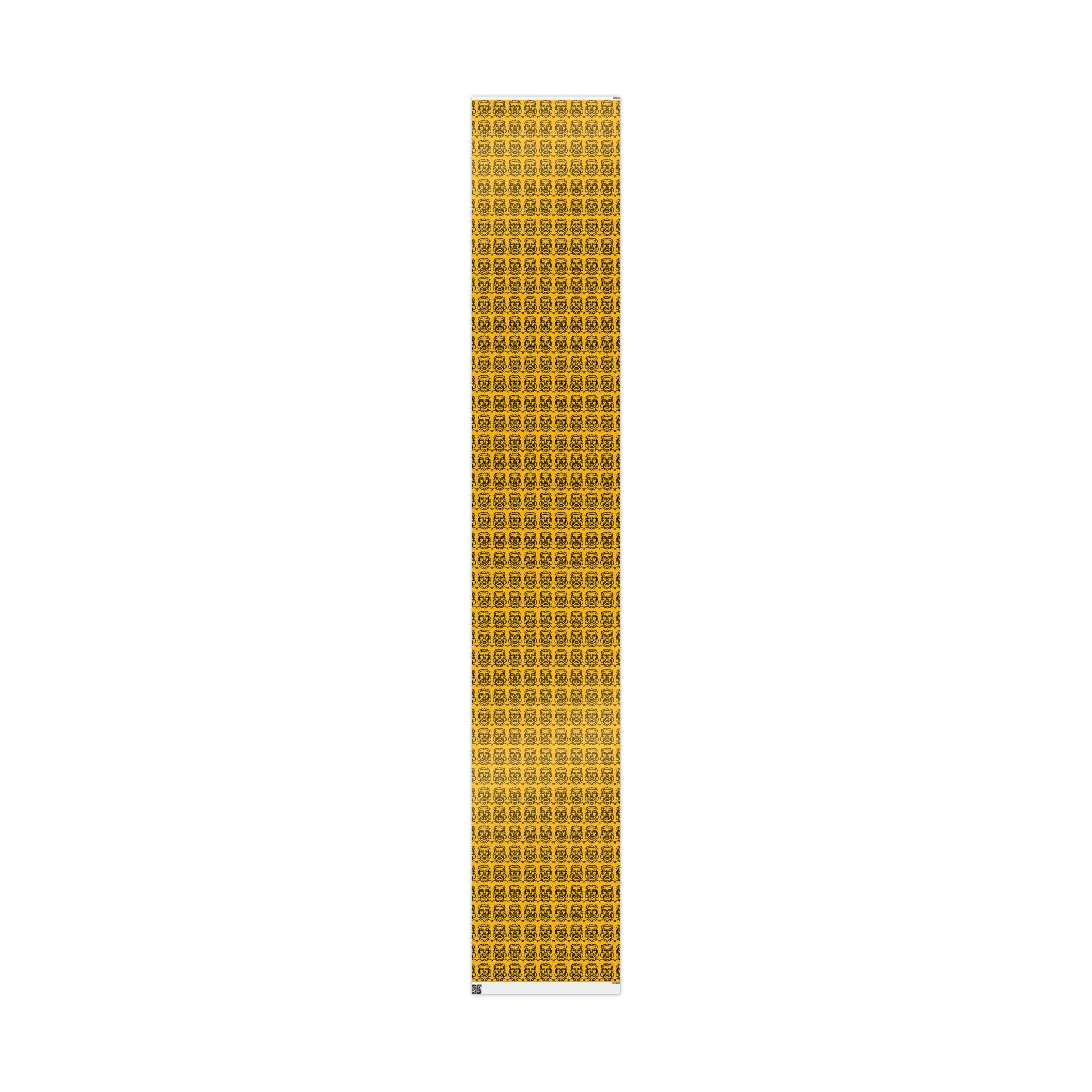 'He is Him' Yellow Wrapping Paper