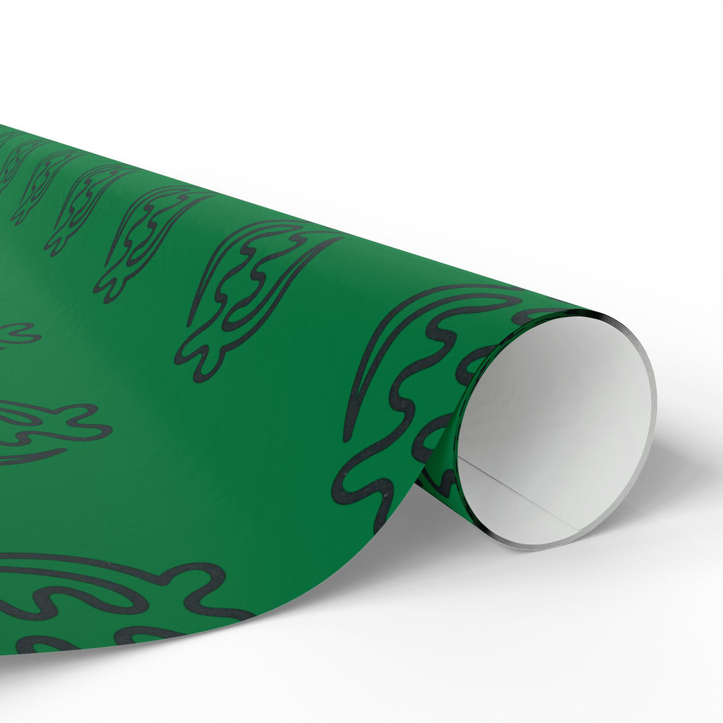 Adinkra Gye Nyame Green Wrapping Paper