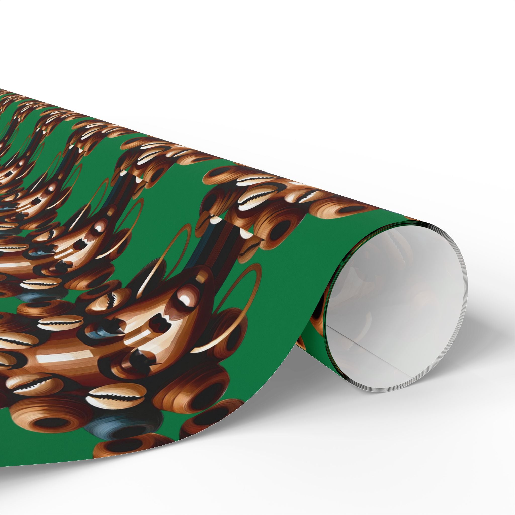 'Dollie' Green Wrapping Paper Roll