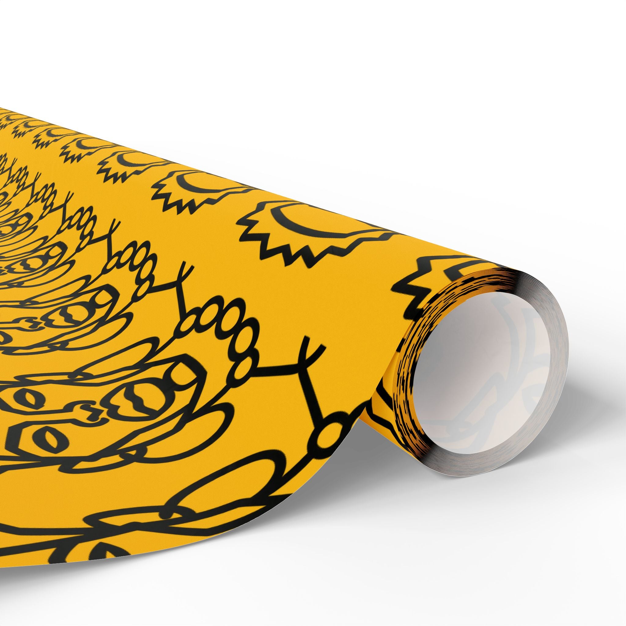 'He is Him' Yellow Wrapping Paper