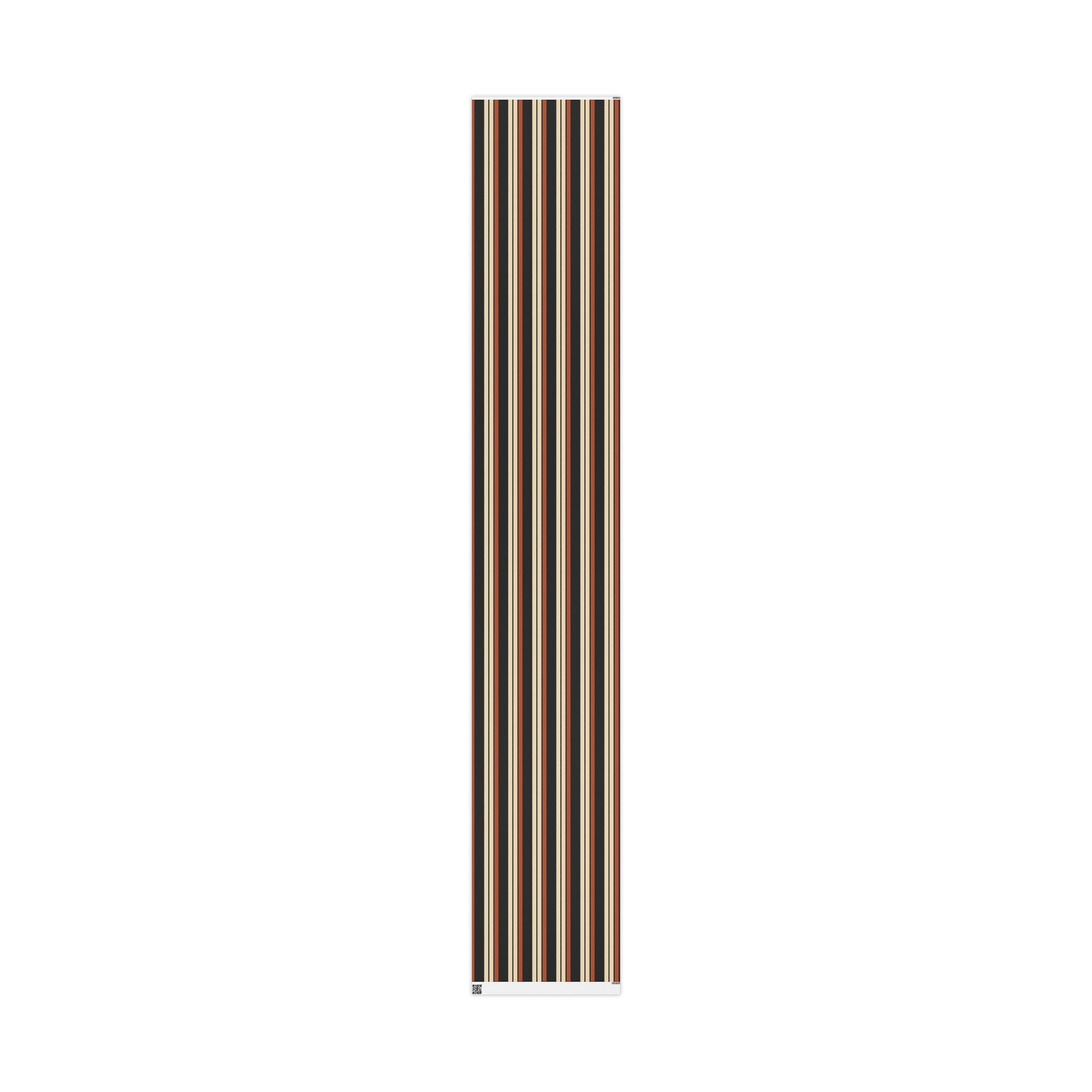 Stripe Brown Tone Wrapping Paper