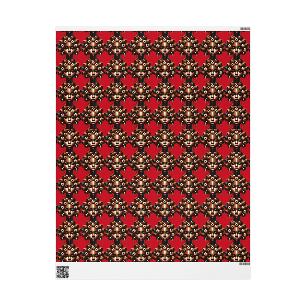 'Dollie' Red Wrapping Paper Roll