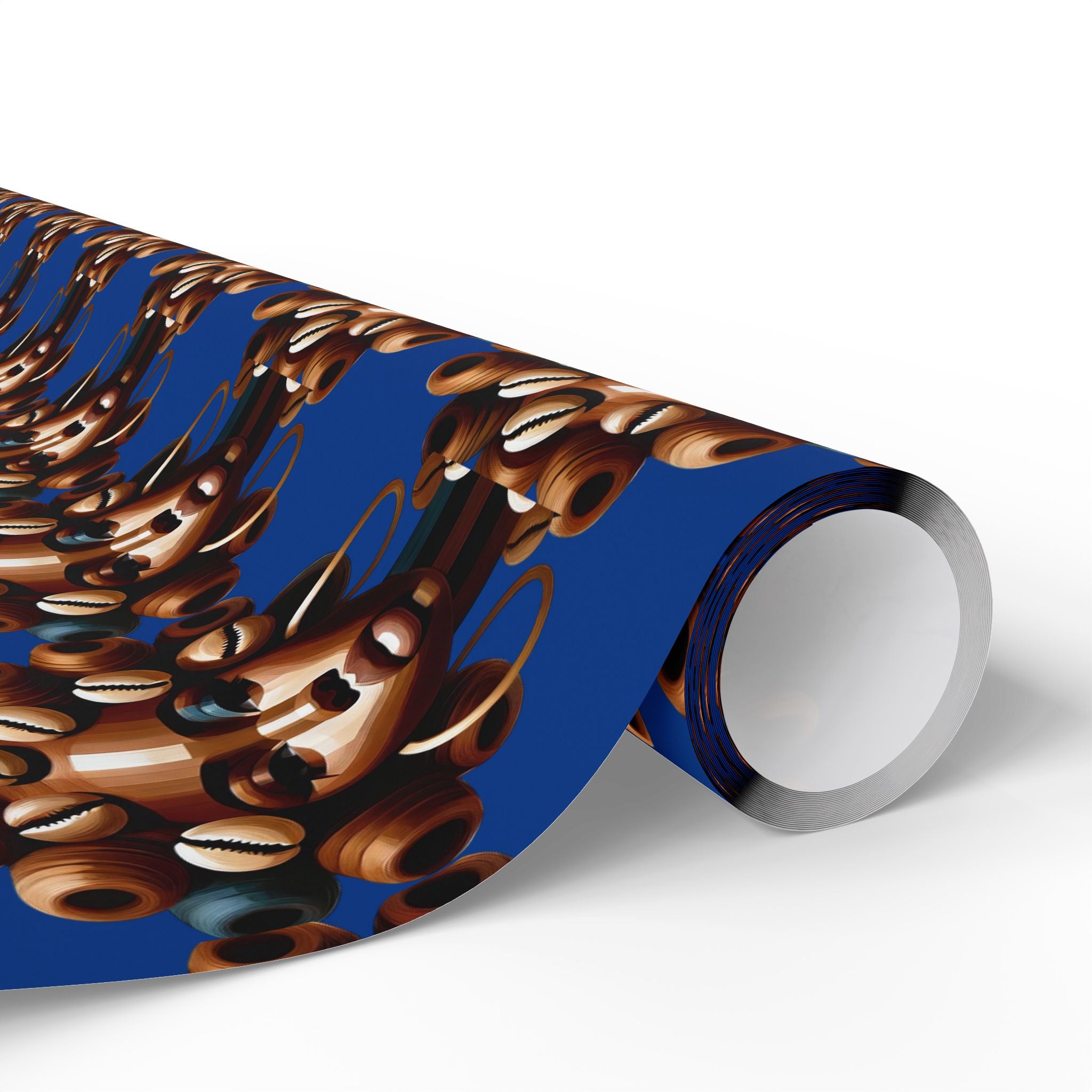 'Dollie' Blue Wrapping Paper Roll