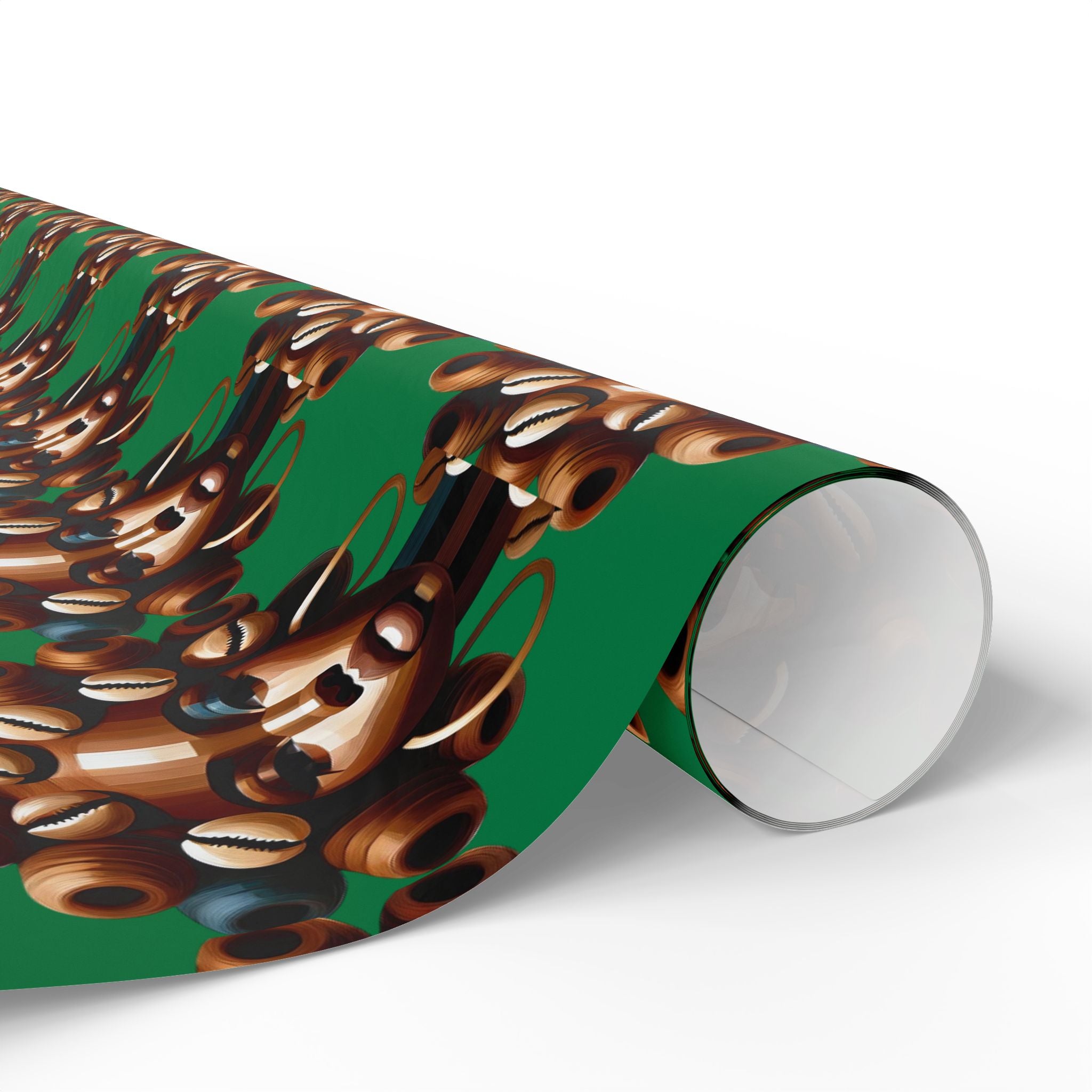 'Dollie' Green Wrapping Paper Roll