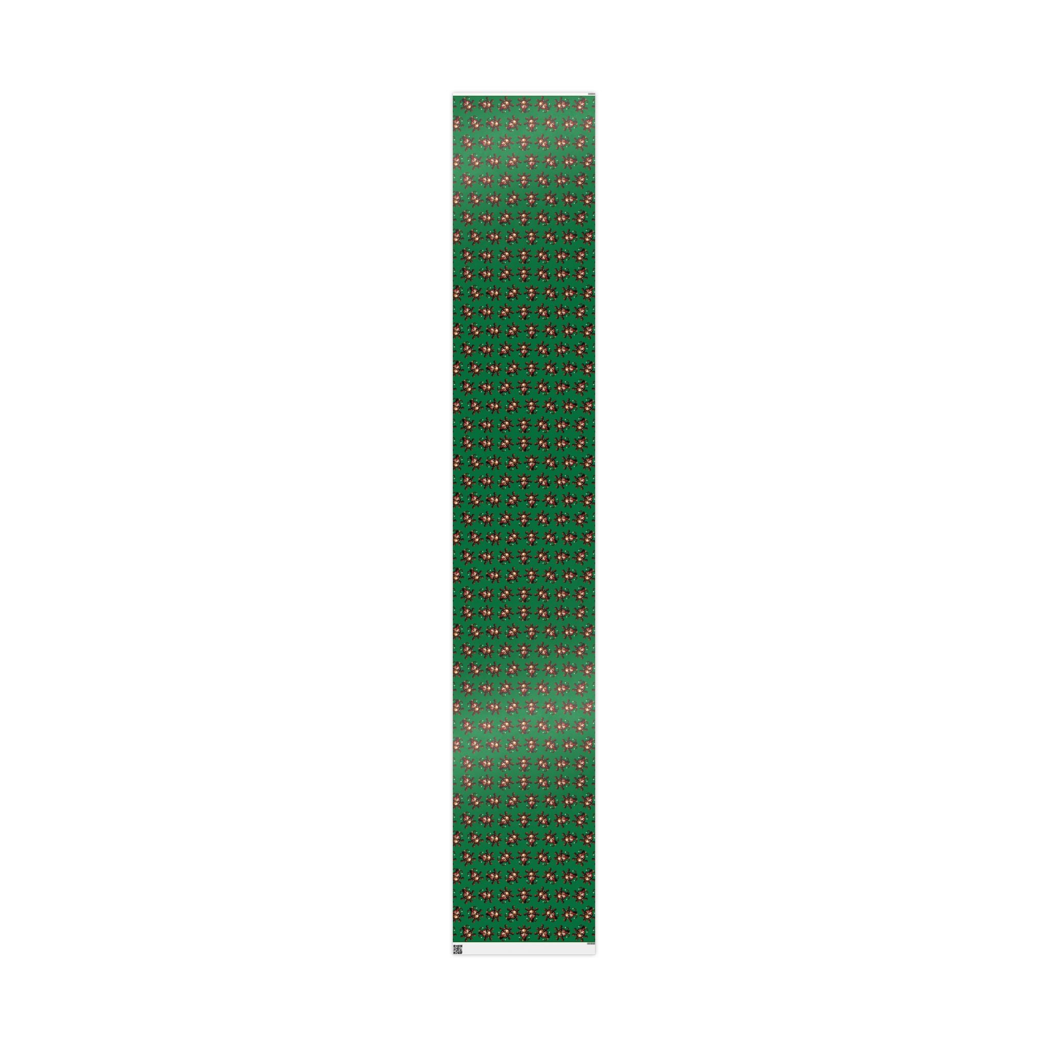 'Bantu' Green Gift Wrapping Paper Roll