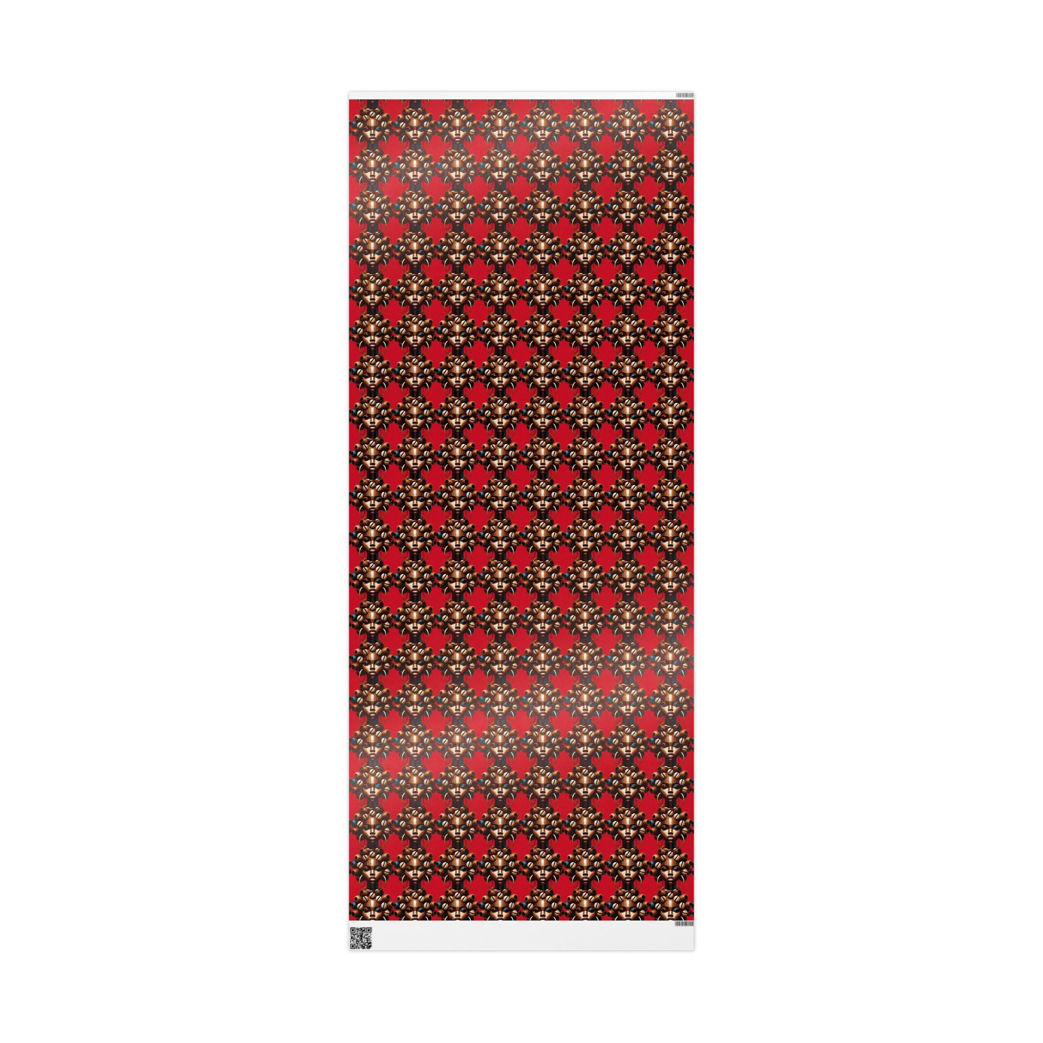 'Dollie' Red Wrapping Paper Roll